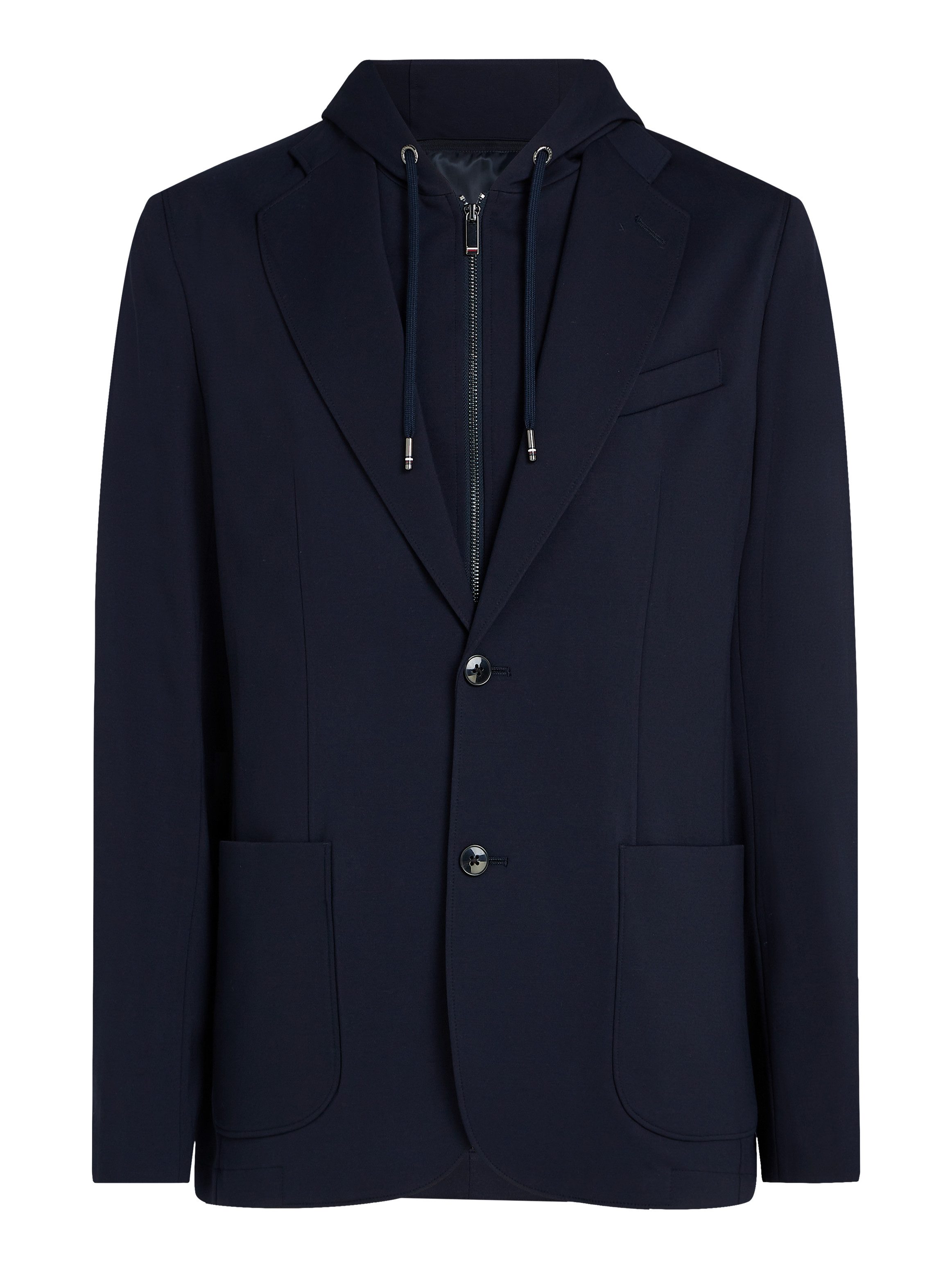 Tommy Hilfiger Colbert DC PUNTO MILANO HOOD BLAZER met uitneembare capuchon-inlay