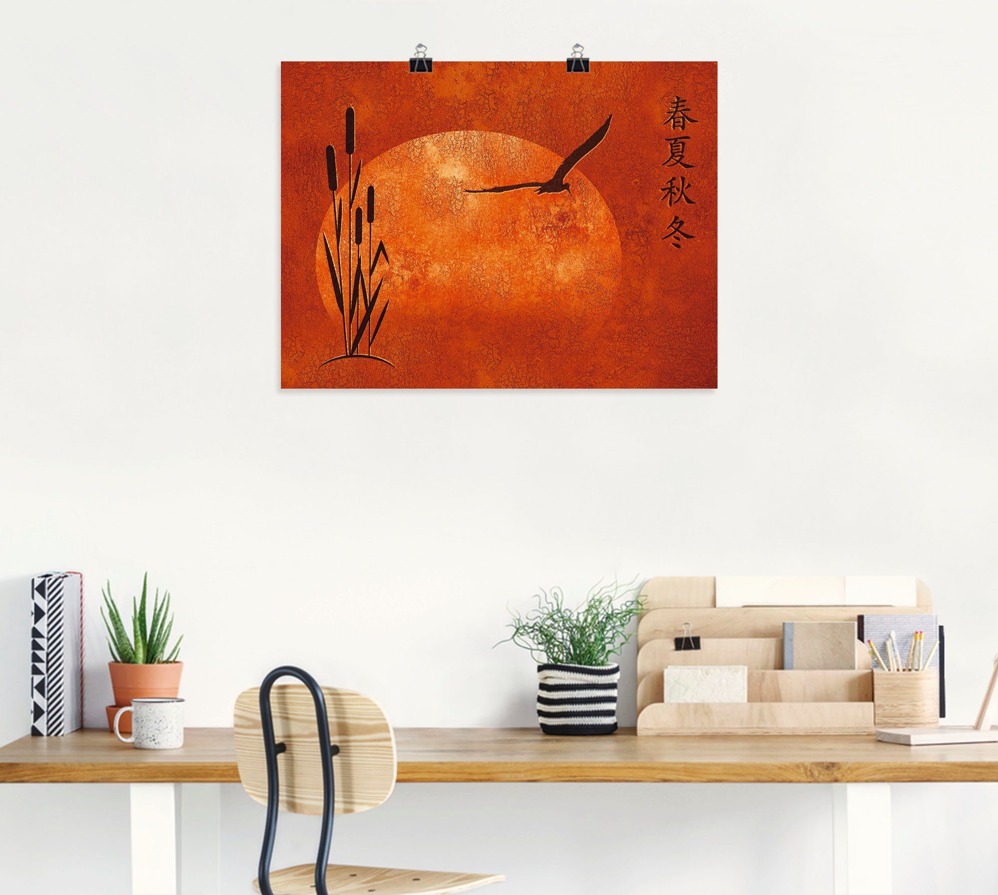 Artland Artprint Aziatische seizoenen als poster, muursticker in verschillende maten