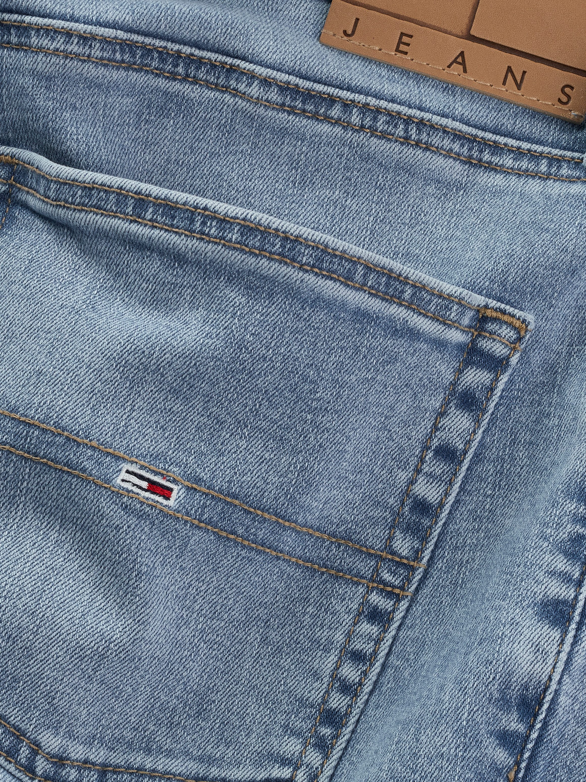 TOMMY JEANS Slim fit jeans SCANTON SLIM Met riemlussen