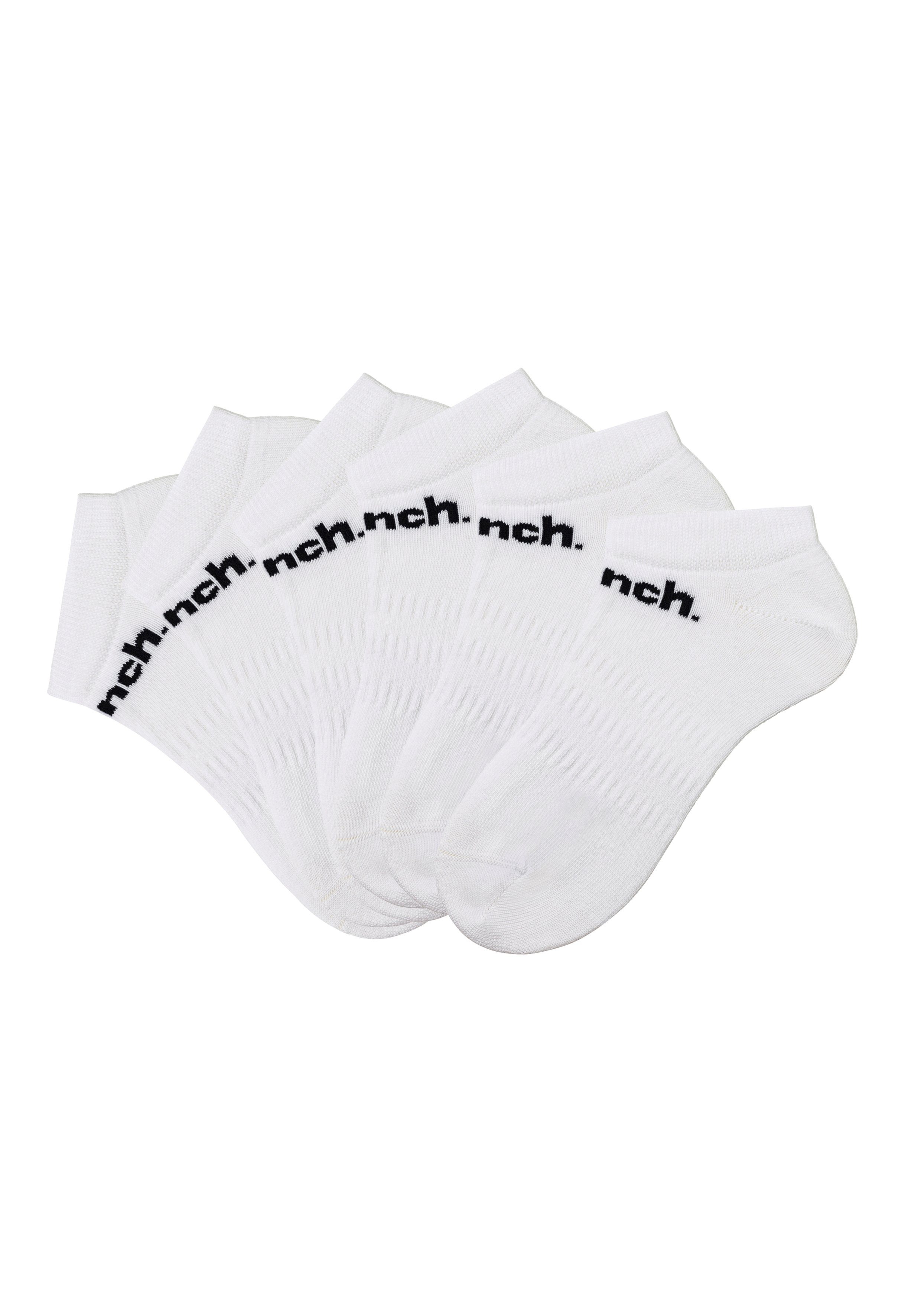 Bench. Sportsokken Sneakersokken met klassiek logo-opschrift (set, 6 paar)