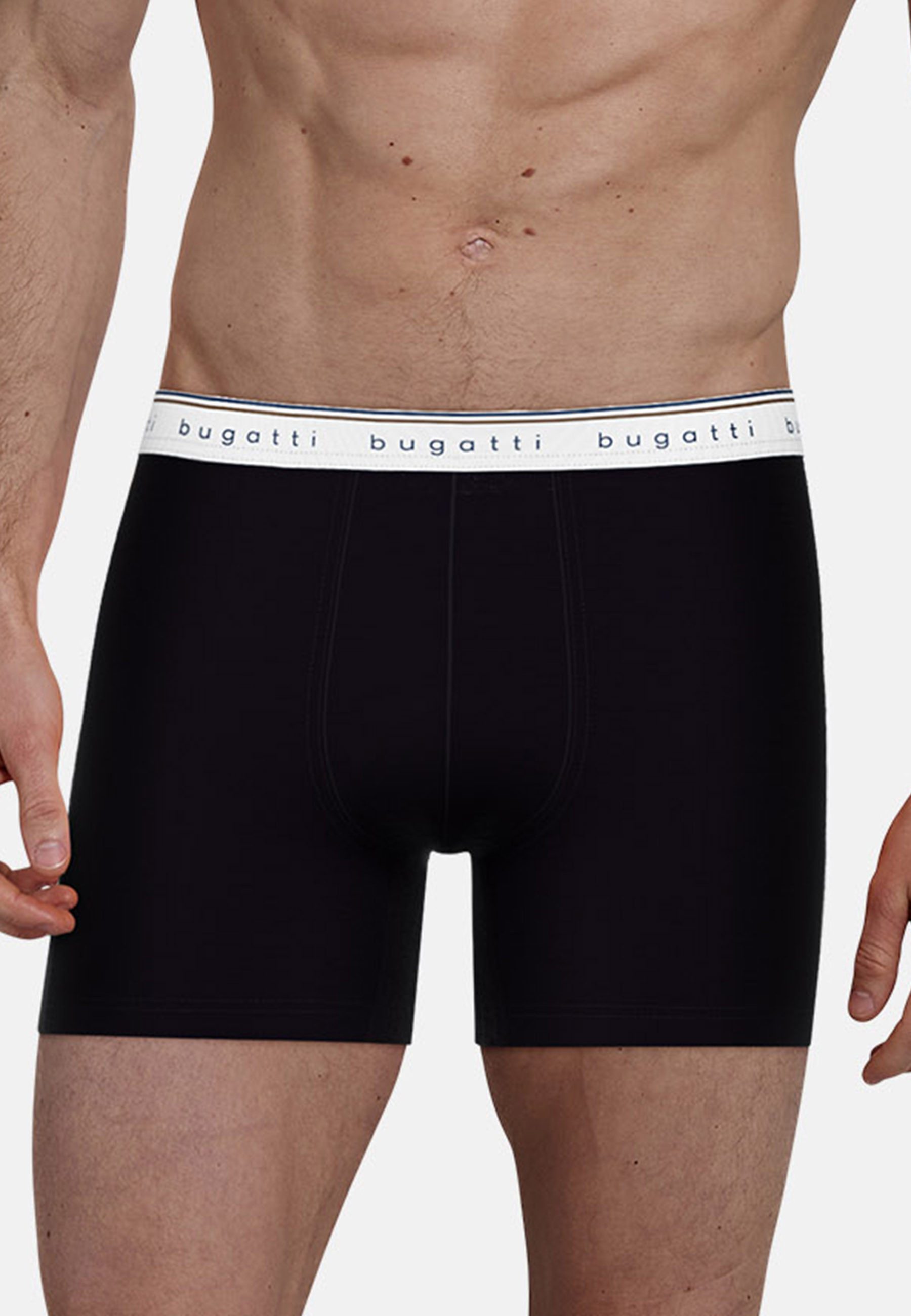 bugatti Boxershort Pisa Met elastische logoband (Set van 3)