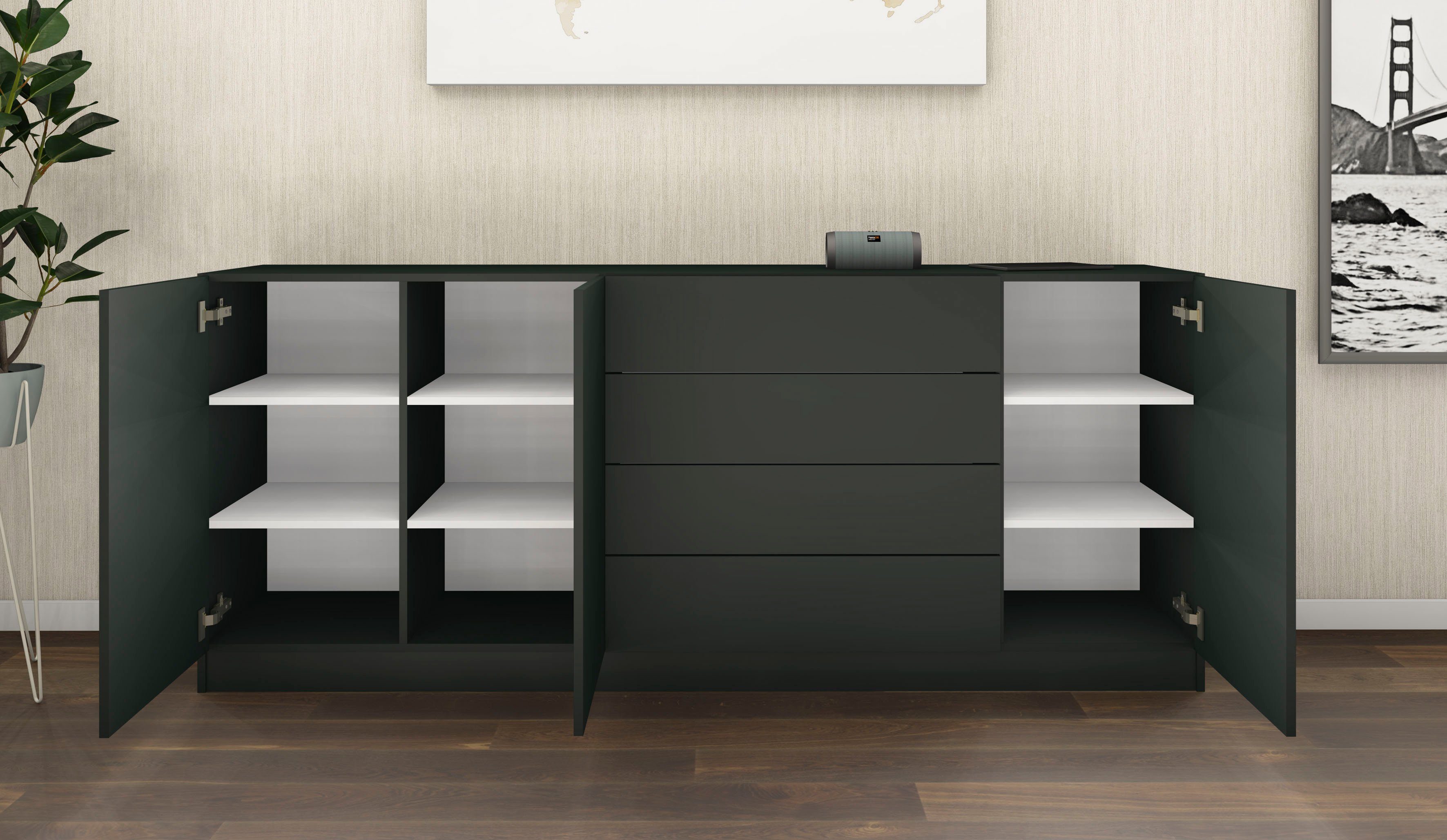 borchardt Möbel Dressoir Vaasa Breedte 190 cm