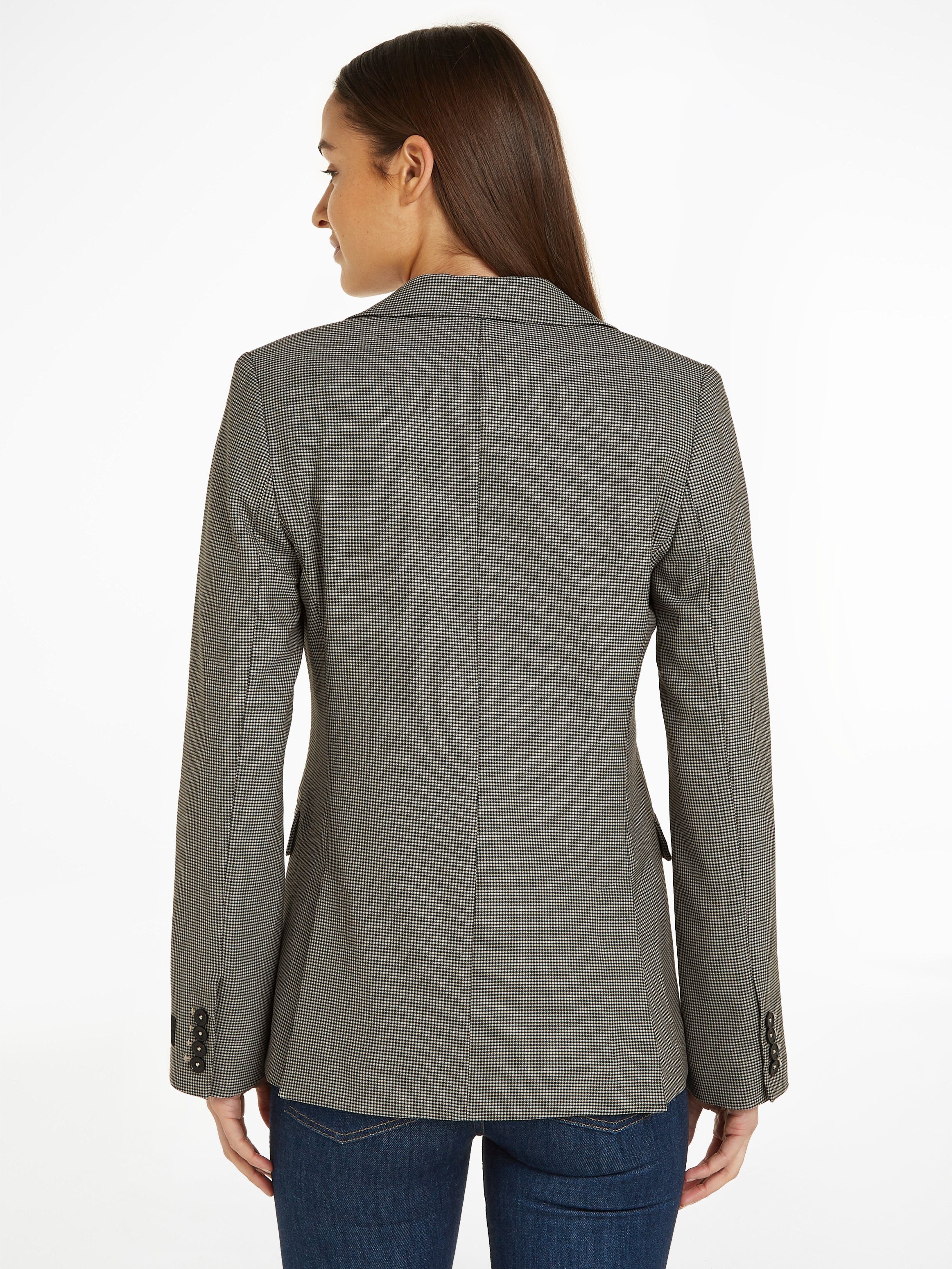 Tommy Hilfiger Korte blazer REGULAR SB BLAZER met geborduurd logo