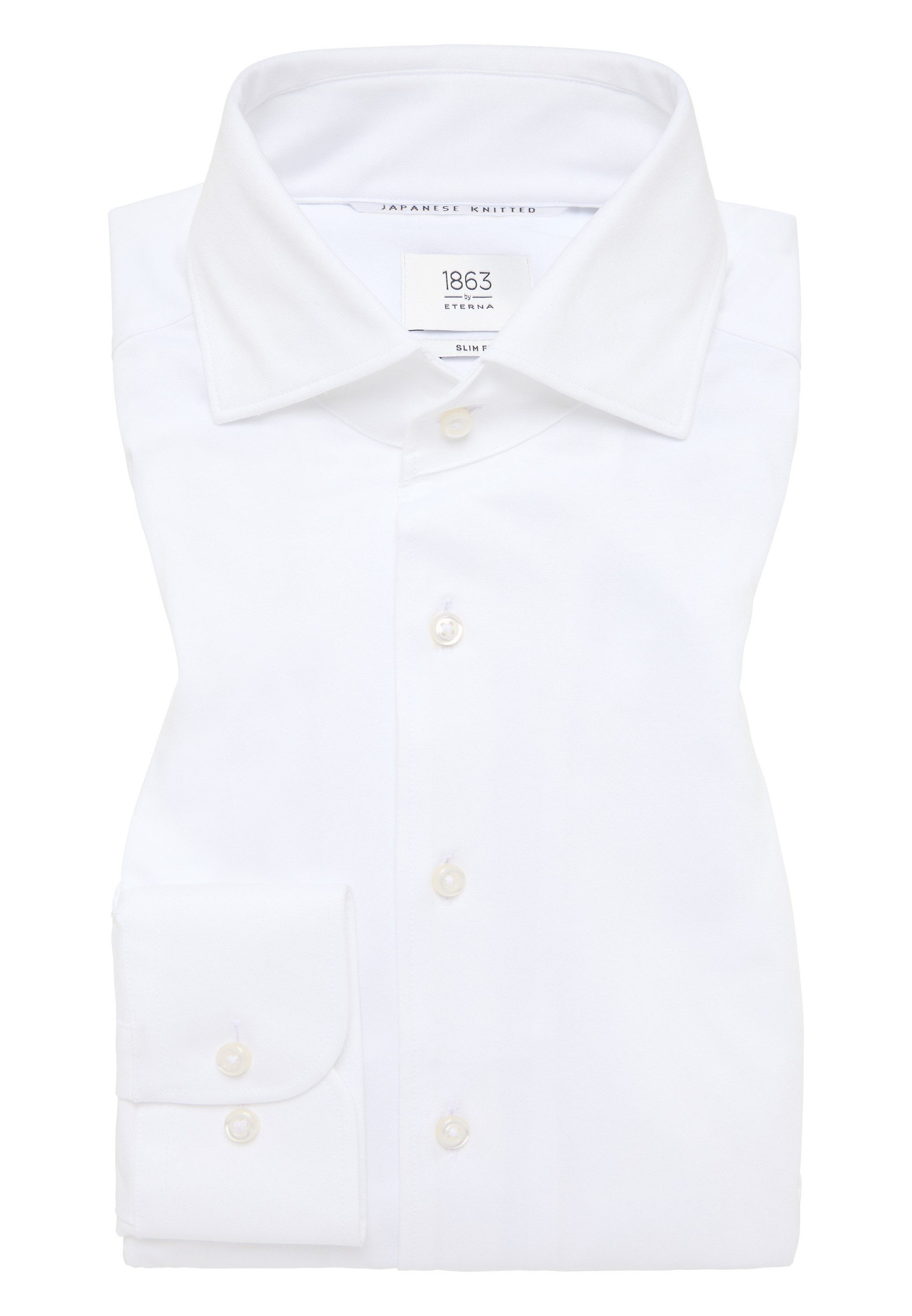 Eterna Overhemd met lange mouwen Slim fit NON IRON (strijkvrij)