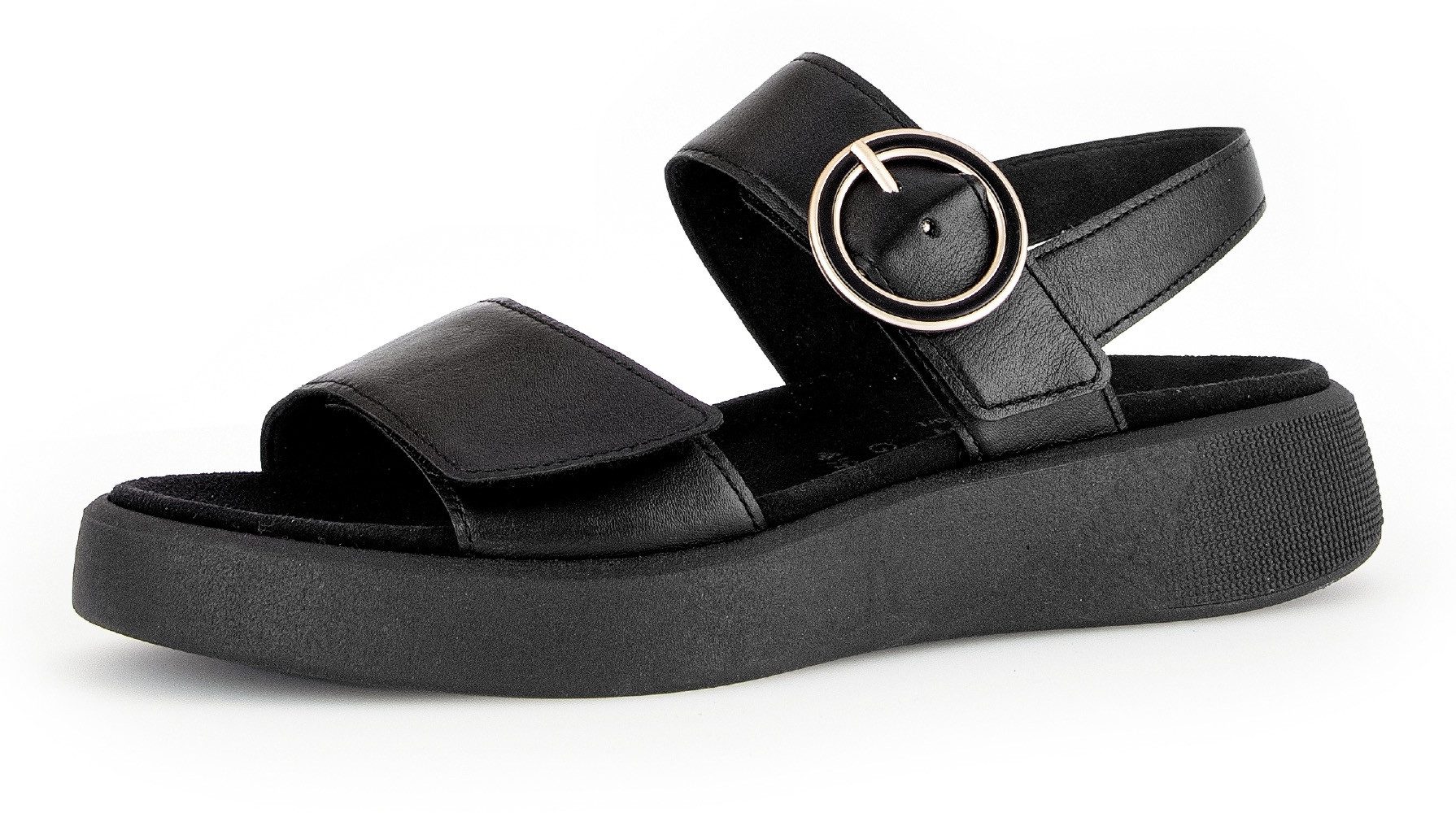 Gabor Sleehaksandaaltjes Florence , plateau, zomerschoen, riemchensandaal, comfort-schoen in breedte (=breed)