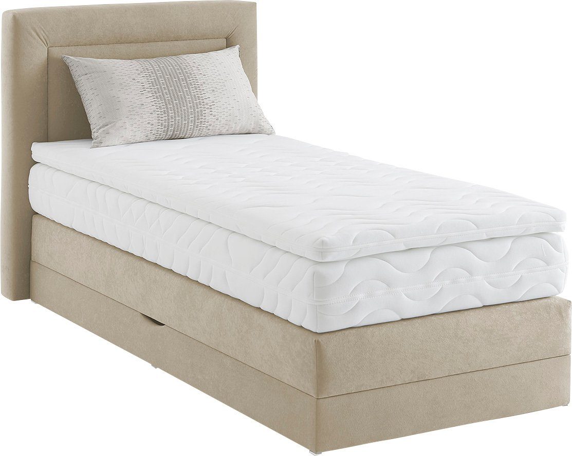 Westfalia Polsterbetten Boxspring naar keuze met bedkist en topmatras boxsprings beige