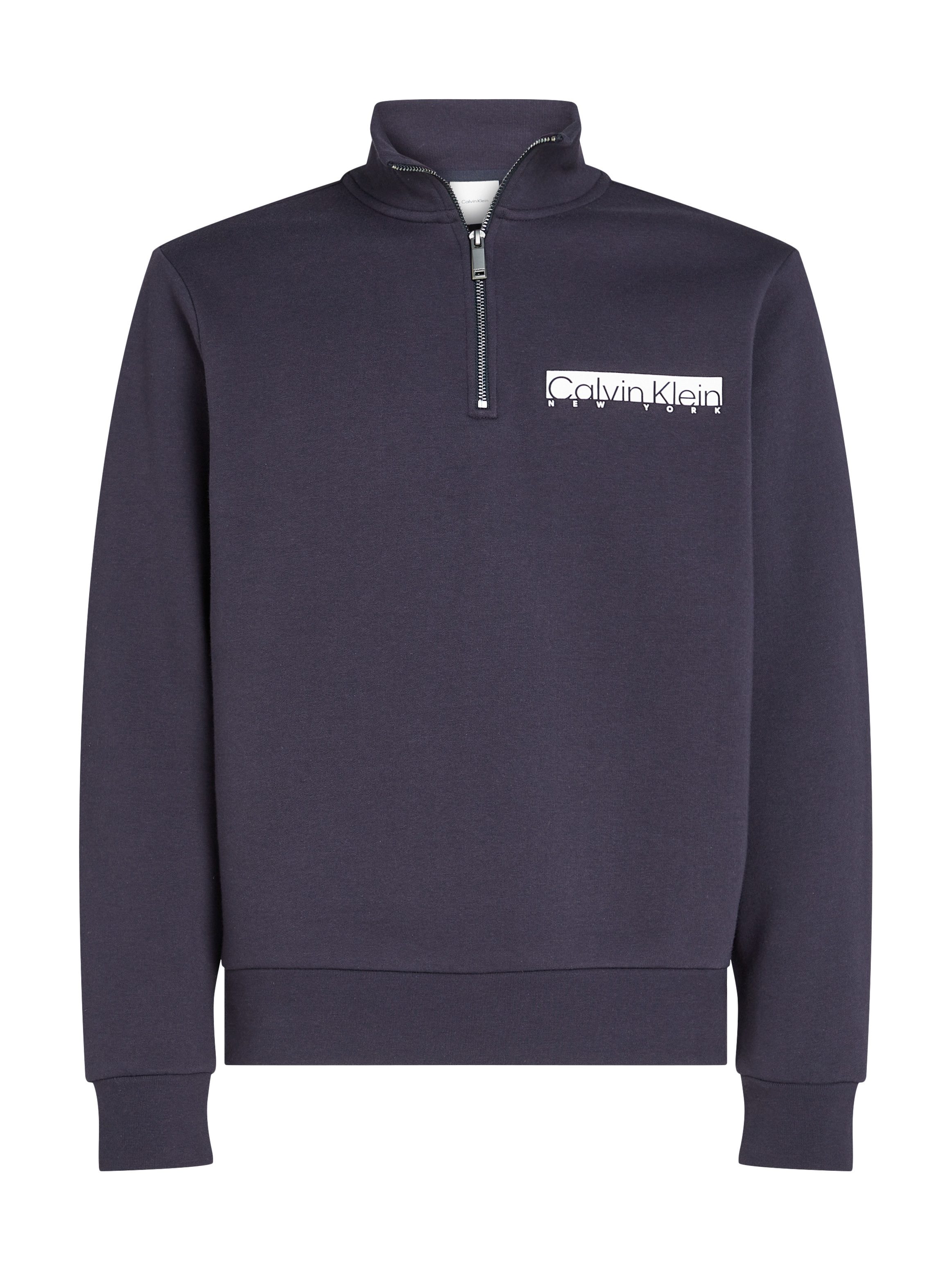 Calvin Klein Sweatshirt NY CHEST BOX LOGO Q-ZIP