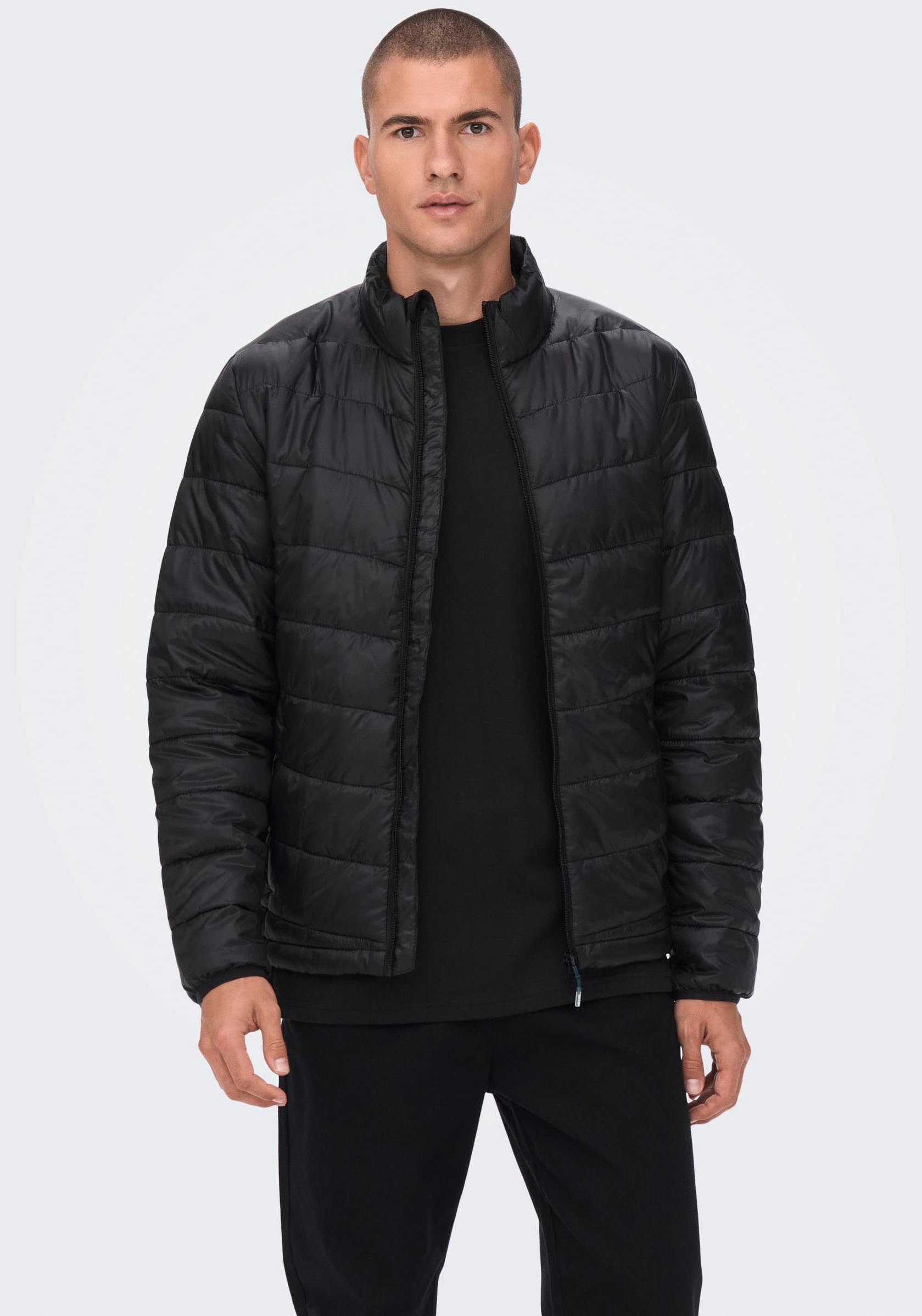 ONLY & SONS Gewatteerde jas ONSCARVEN QUILTED PUFFER OTW NOOS