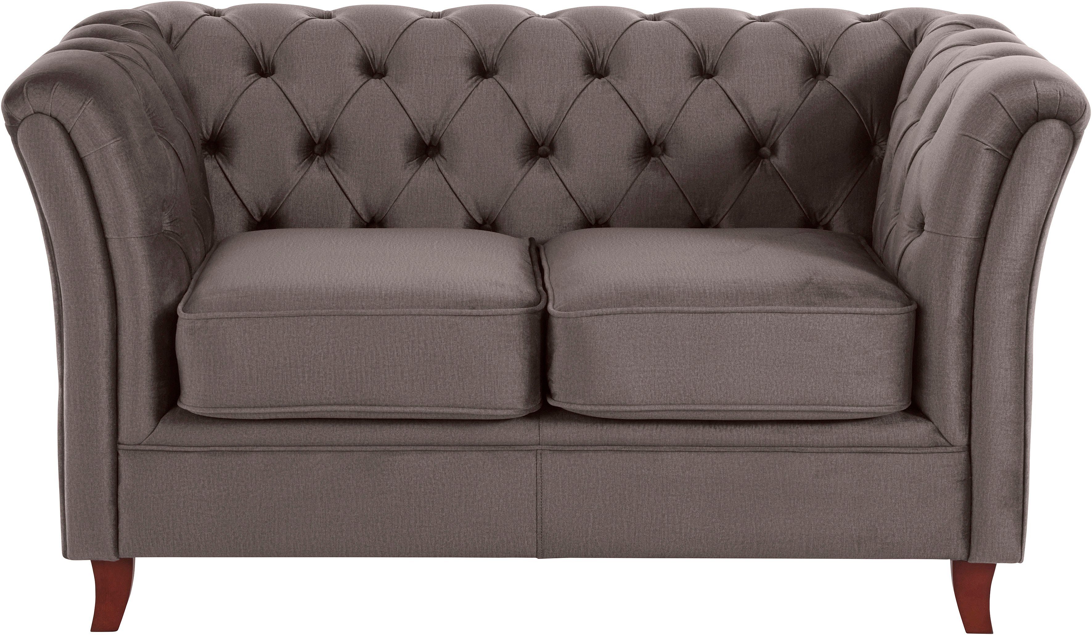 Home affaire Chesterfield-bank Reims met echte chesterfield-capitonnage, uitstekende verwerking