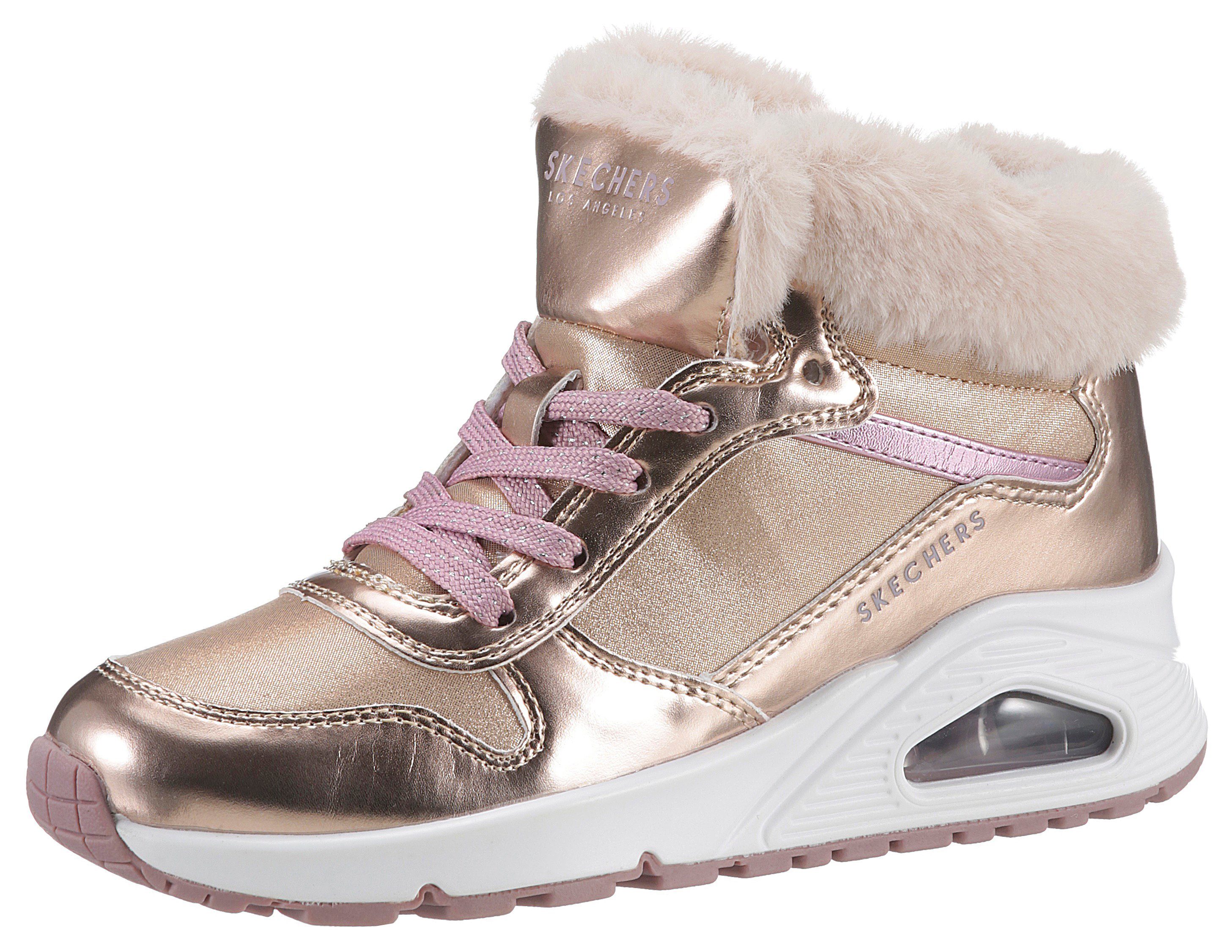 NU 20% KORTING: Skechers Kids Hoge veterschoenen Trim met een ritssluiting