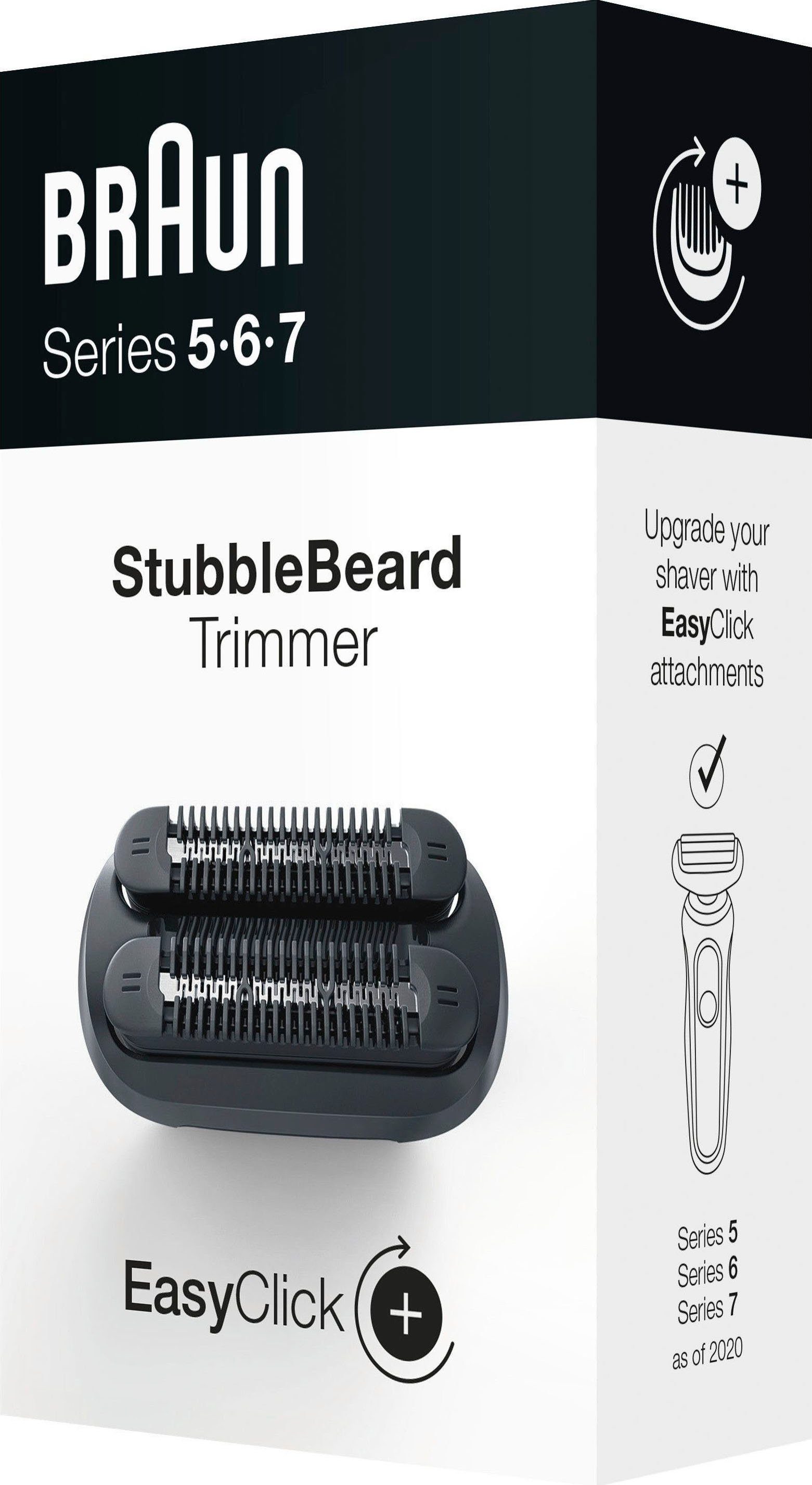 Braun Opzetstuk Stubble 4 verschillende lengten instelbaar