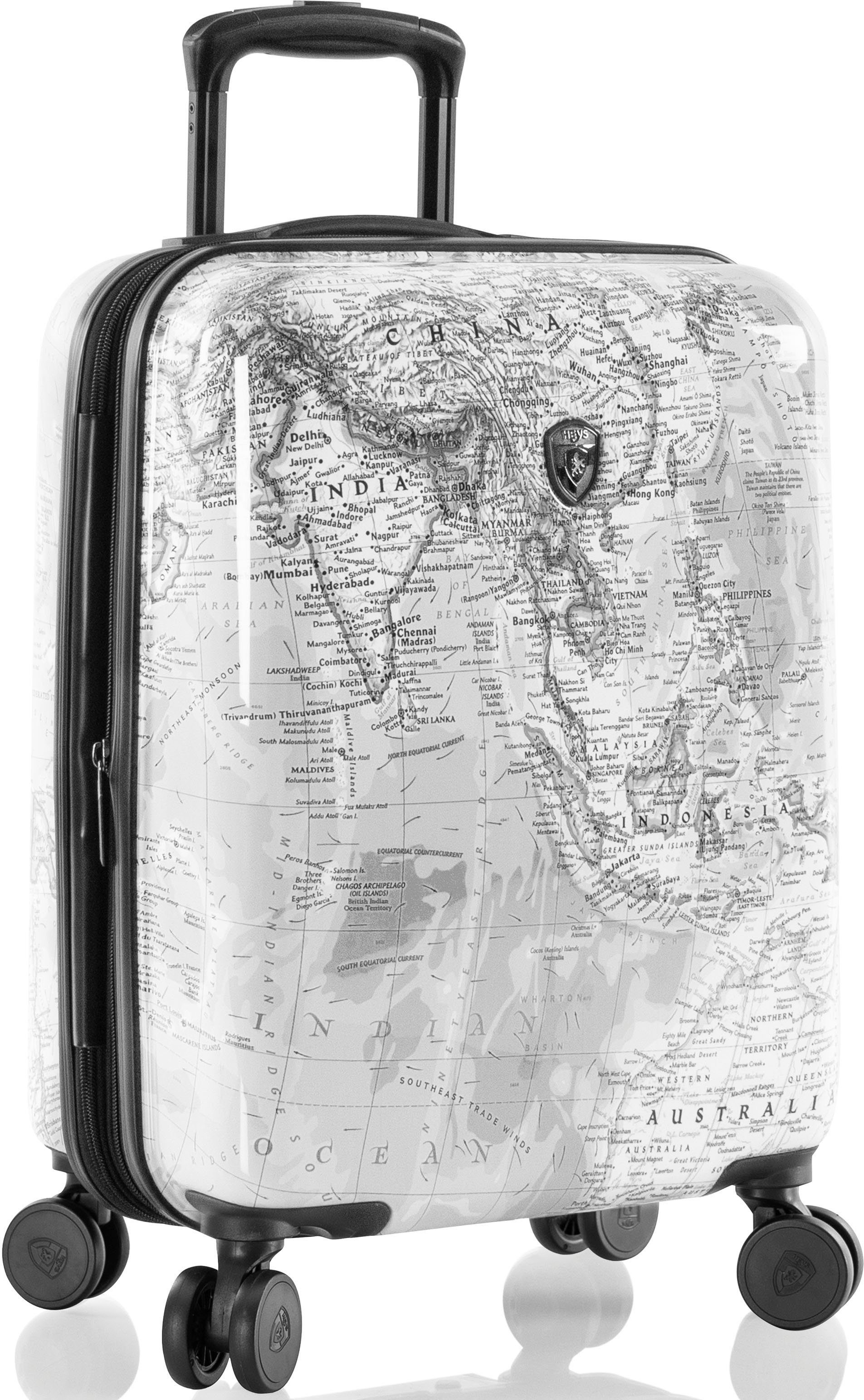 Heys Hardshell-trolley Journey 3G zwart/wit, 53 cm Heys x Joachim Llambi handbagagekoffer reisbagage unisex koffers & reistassen maat -