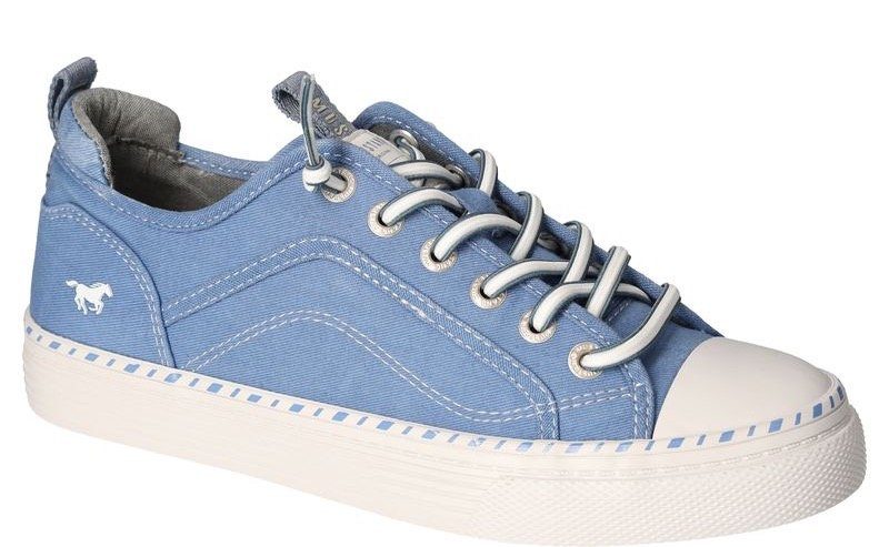 Mustang Shoes Slip-on sneakers , slippers, instapschoen, vrijetijdsschoen met gekleurde zoolrand