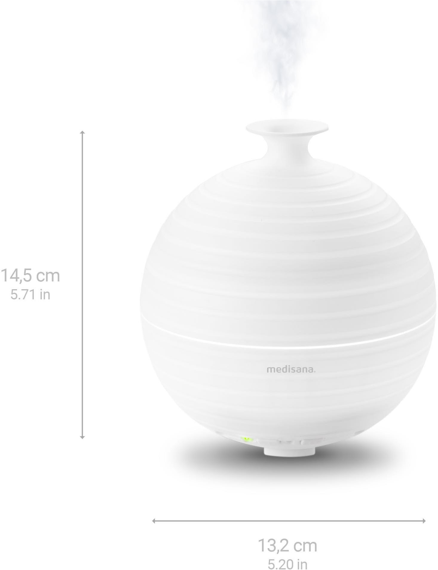 Medisana Diffuser AD 620 Aroma Diffuser voor geuroliën, ultrasone technologie, 5 wellnesslichten, timerfunctie