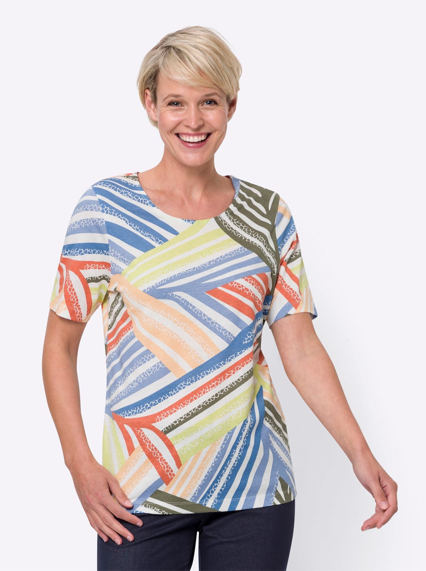 Classic Basics T-shirt Shirt met ronde hals (1-delig)