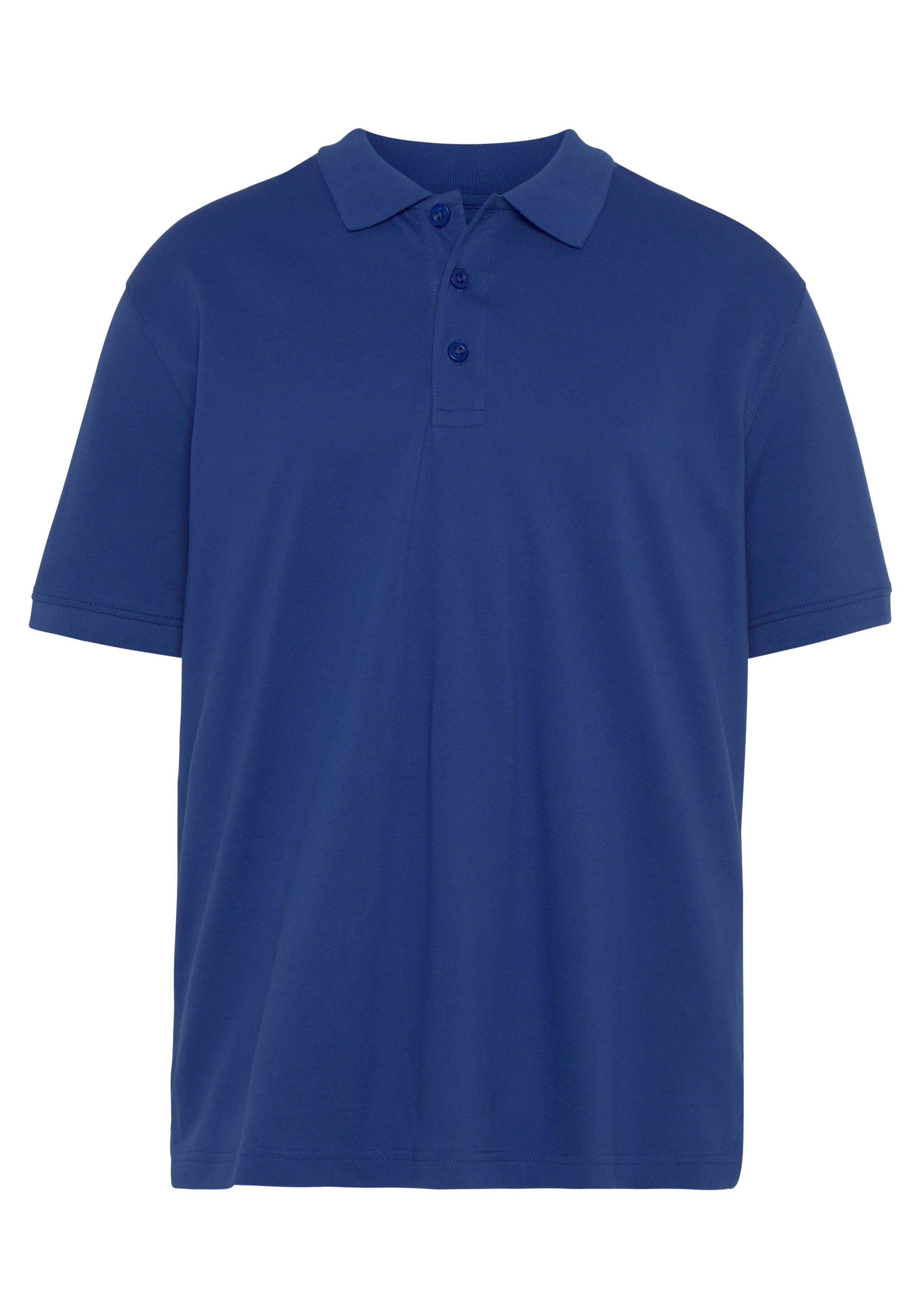 Man's World Poloshirt Korte mouwen, losse pasvorm, effen