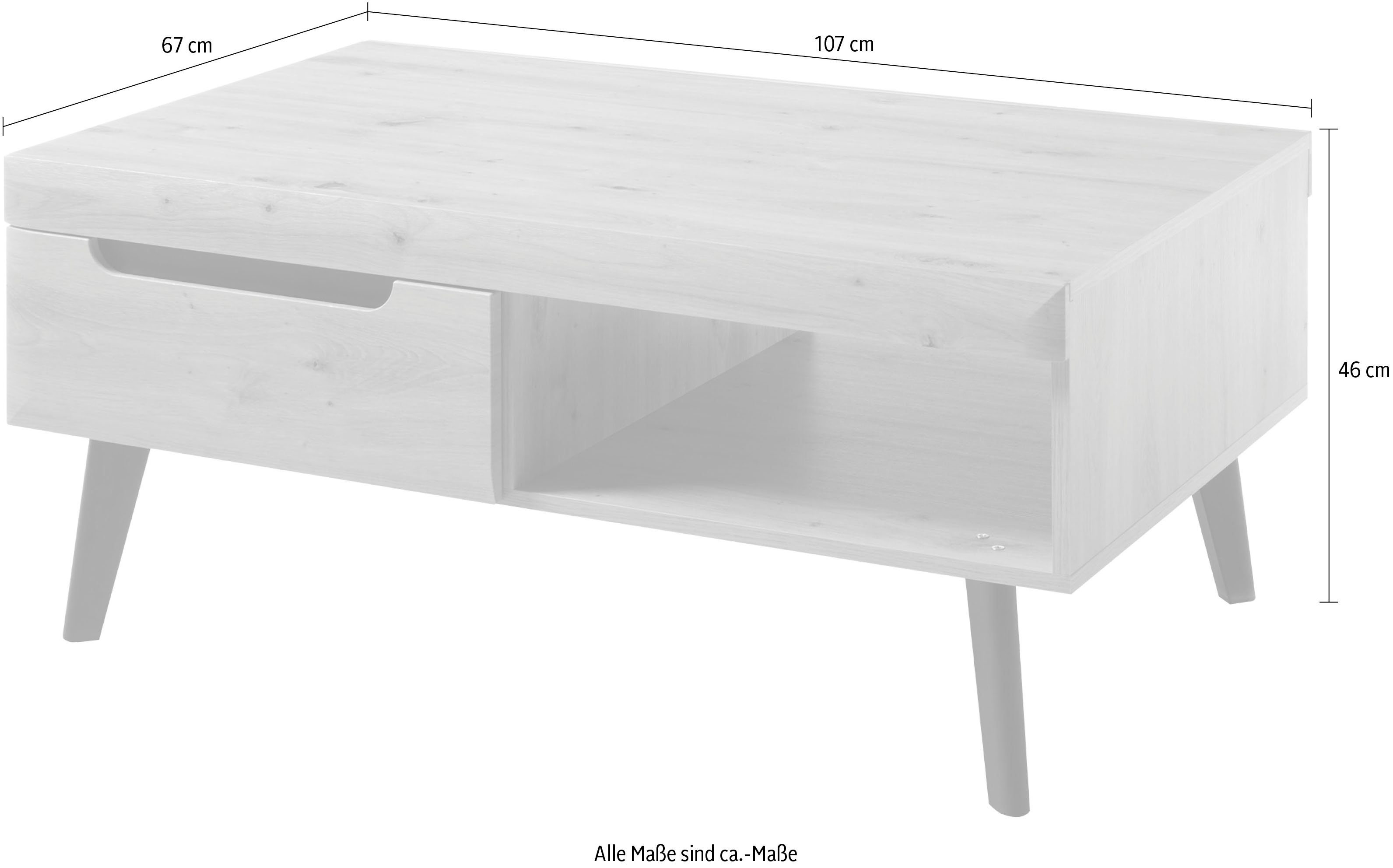 INOSIGN Salontafel Torge, bijzettafel, salontafel, tafel, koffietafel (1 stuk)