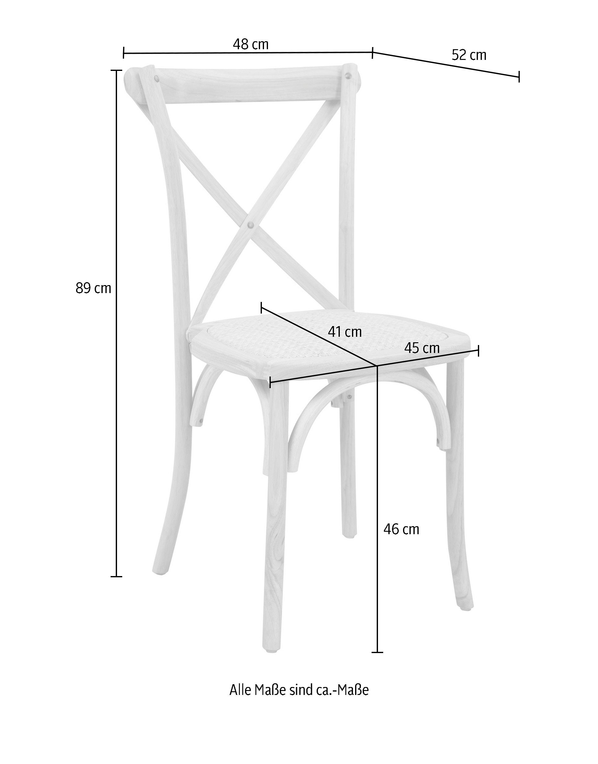 SIT Rotanstoel stapelbaar (set, 2 stuks)