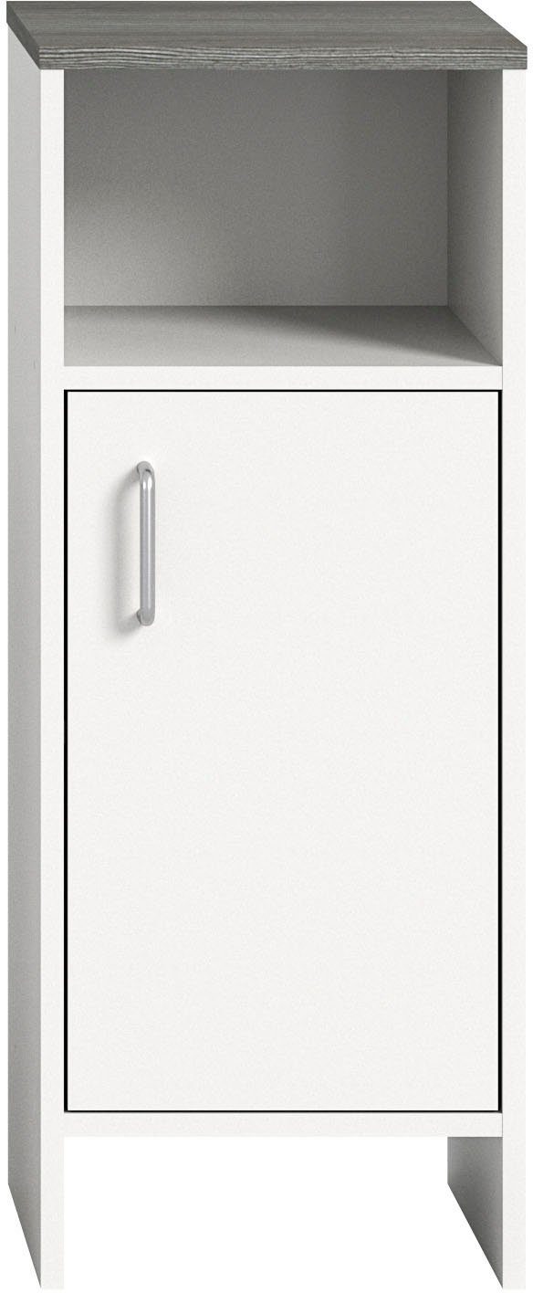welltime Onderkast Lier Badkamermeubel, 1 deur, links of rechts te monteren, breedte 32 cm (1 stuk) onderkasten wit