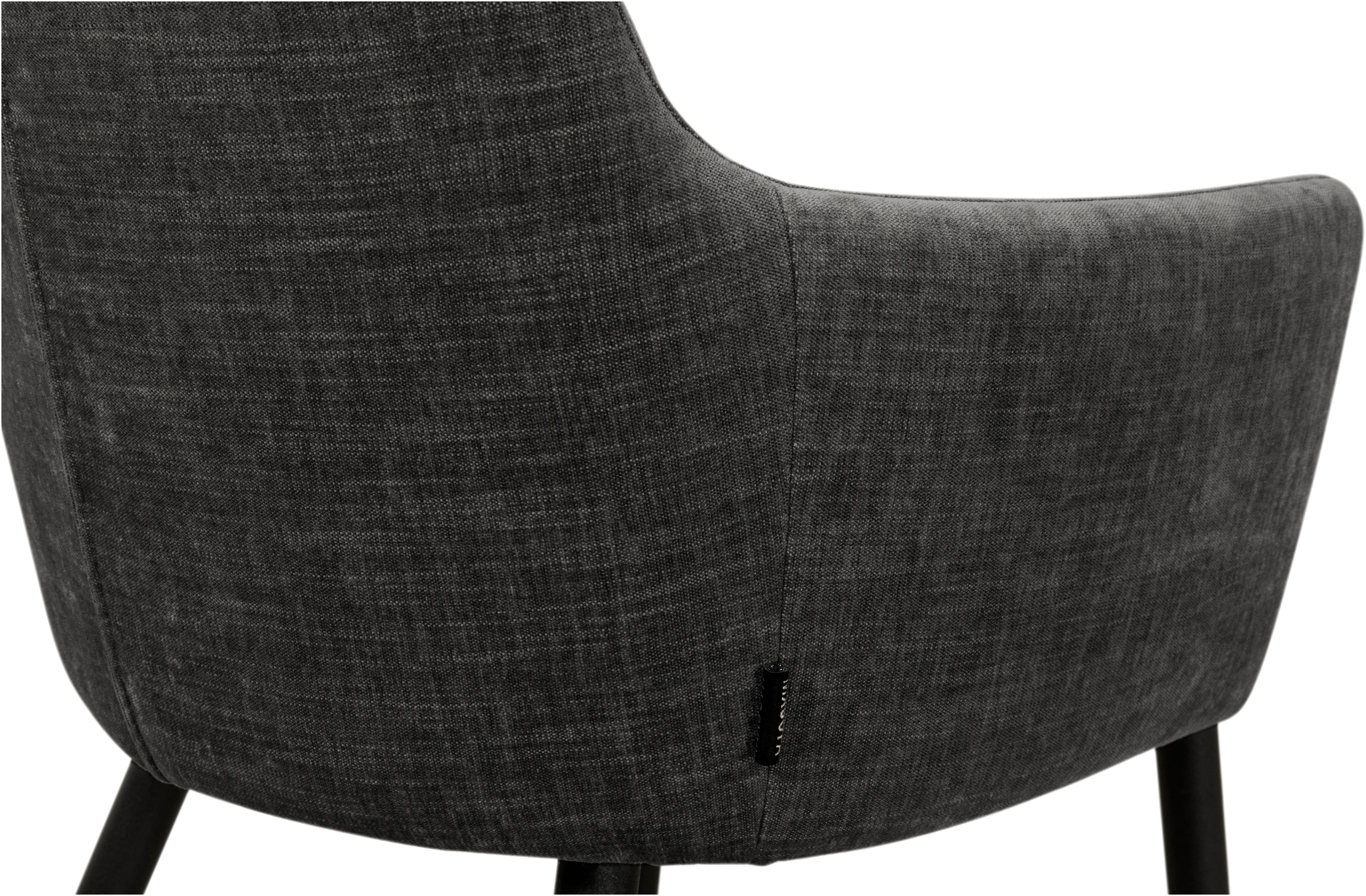 OMG Design Stoel met armleuningen DONNA Zitkuip, comfortabel gepolsterd, eetkamerstoel (set)