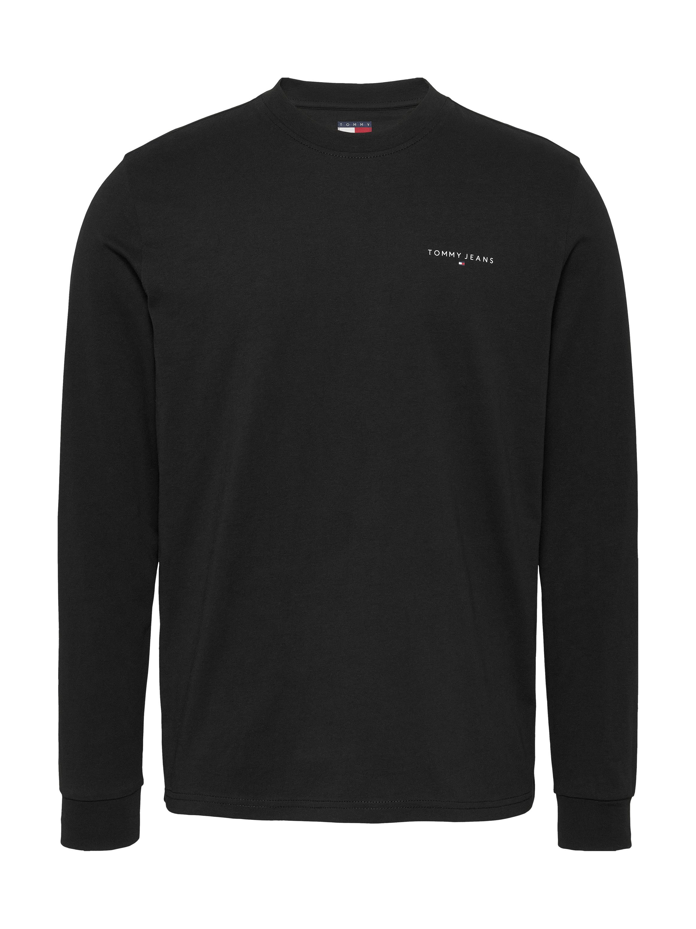 TOMMY JEANS Shirt met lange mouwen TJM SLIM LINEAR CHEST LS TEE EXT