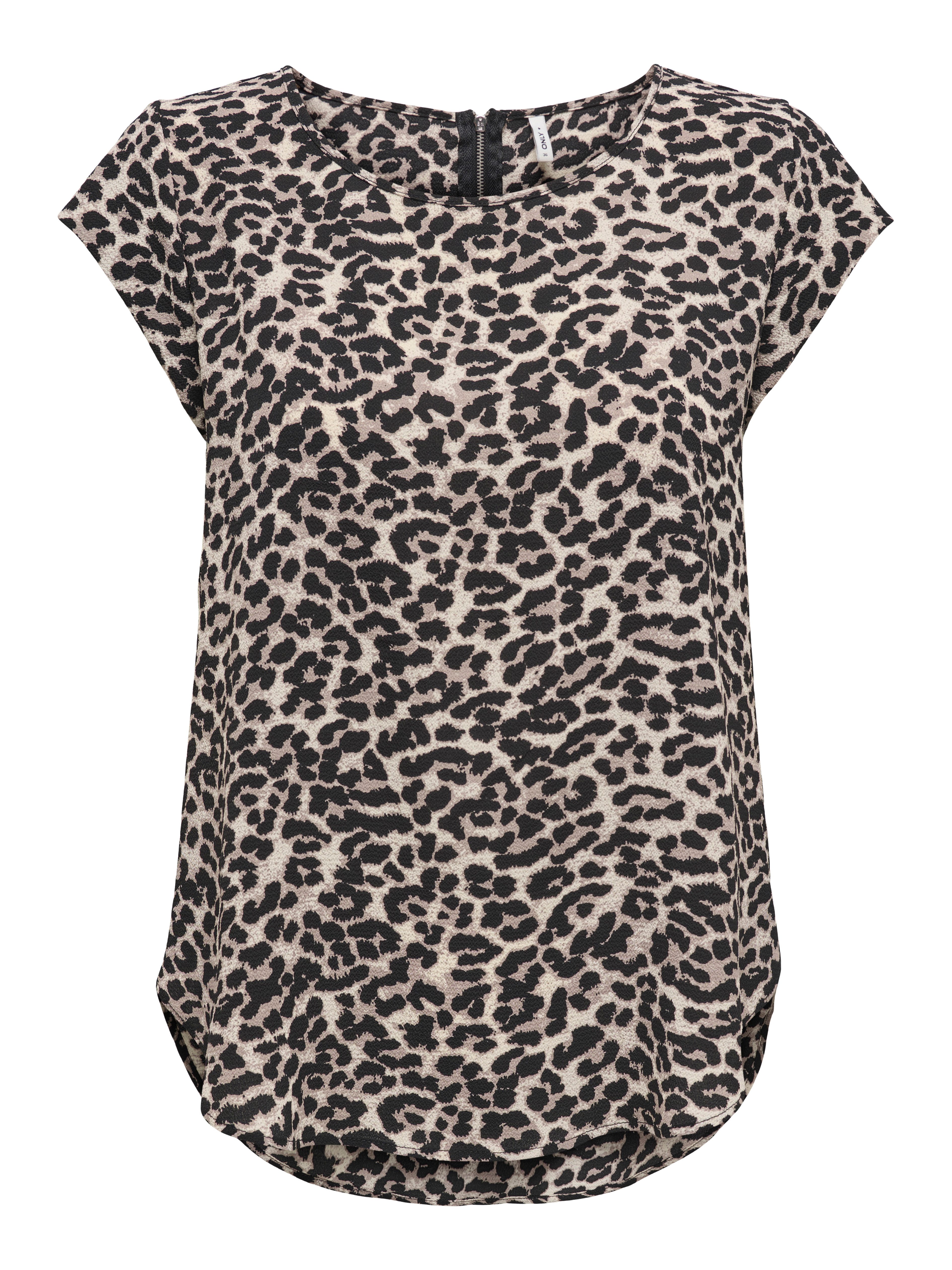 Only Shirtblouse ONLVIC S/S AOP TOP NOOS PTM