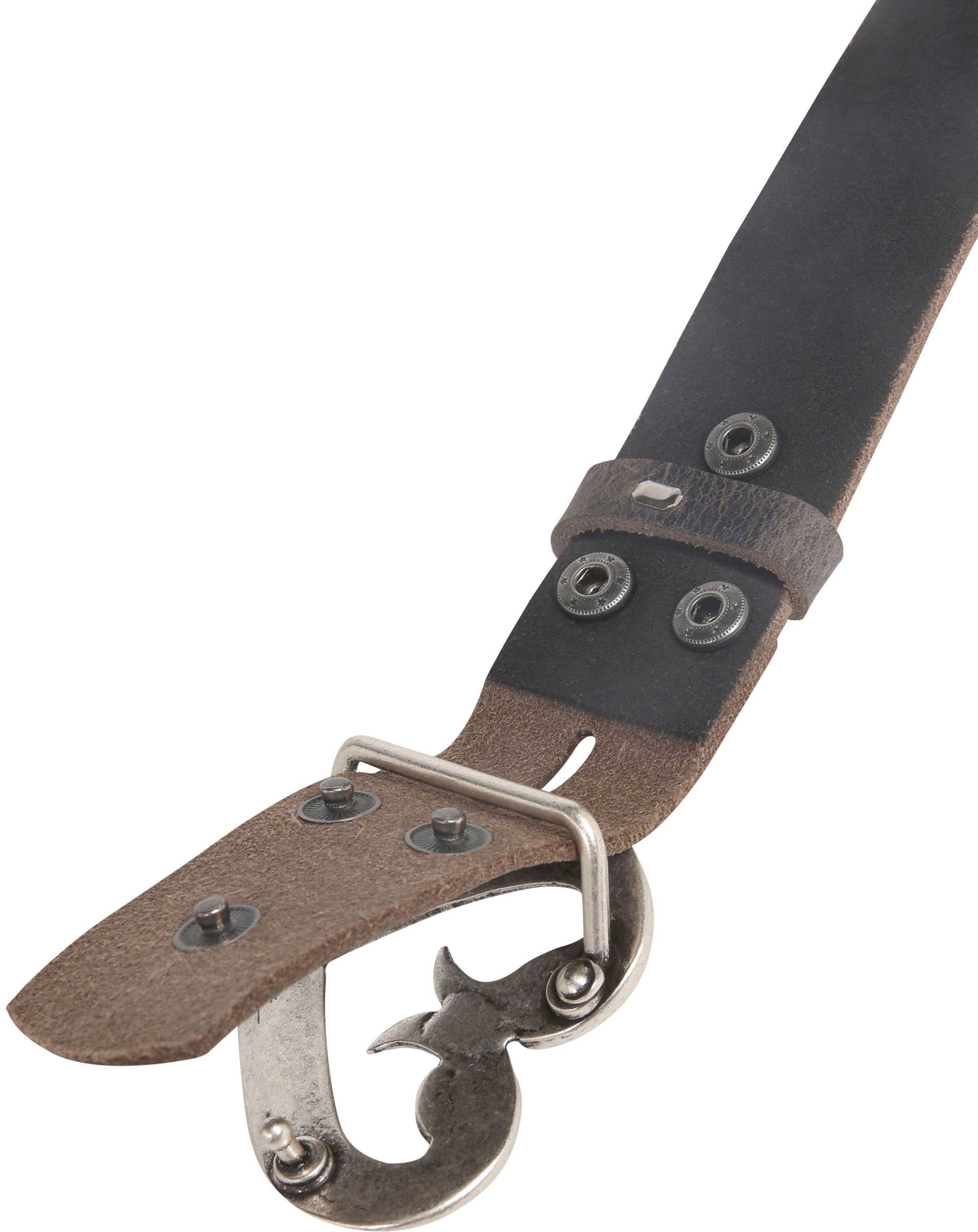 RETTUNGSRING by showroom 019° Leren riem in vintage look