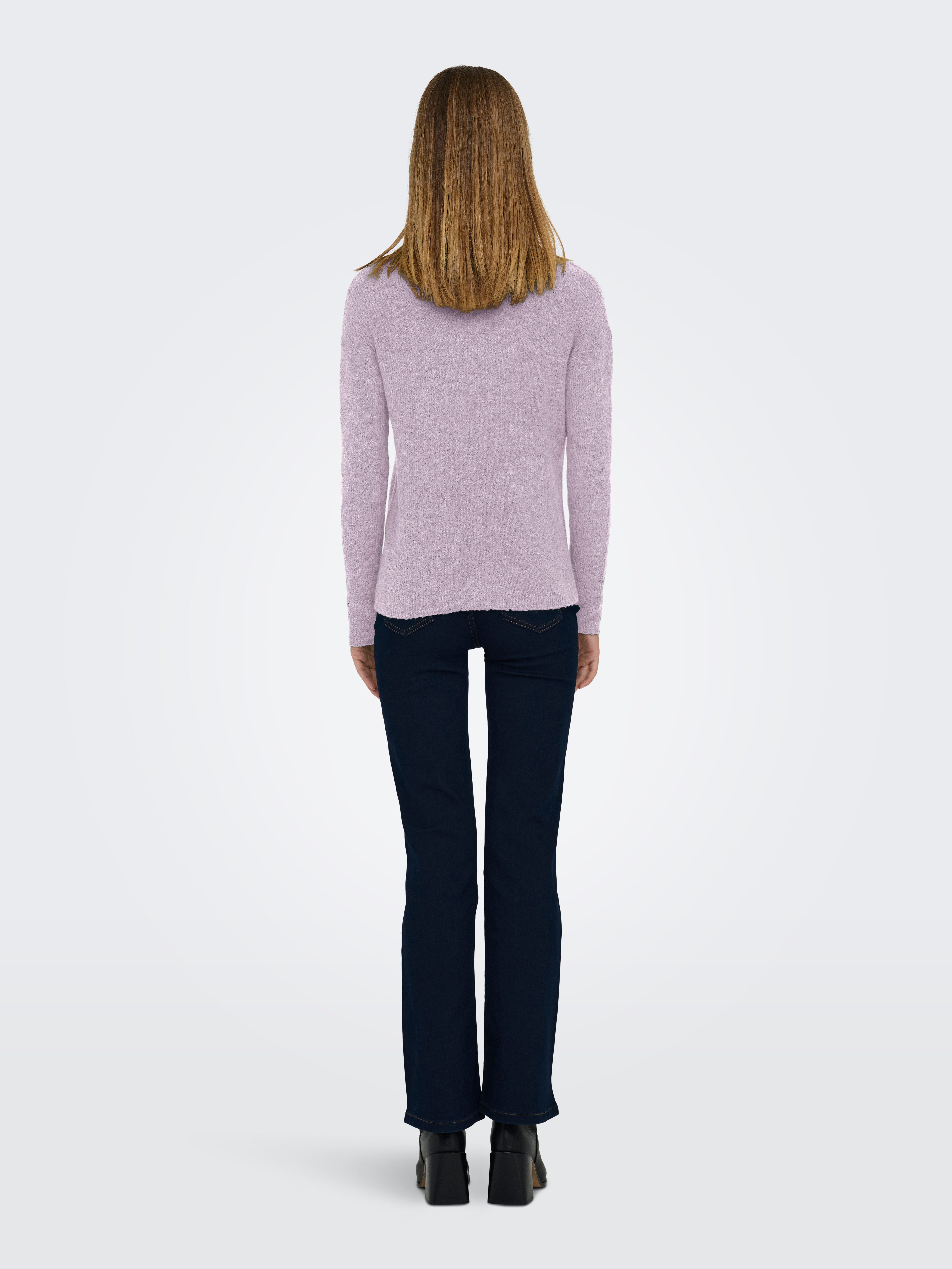 Only Gebreide trui ONLCAMILLA O-NECK L/S PULLOVER KNT