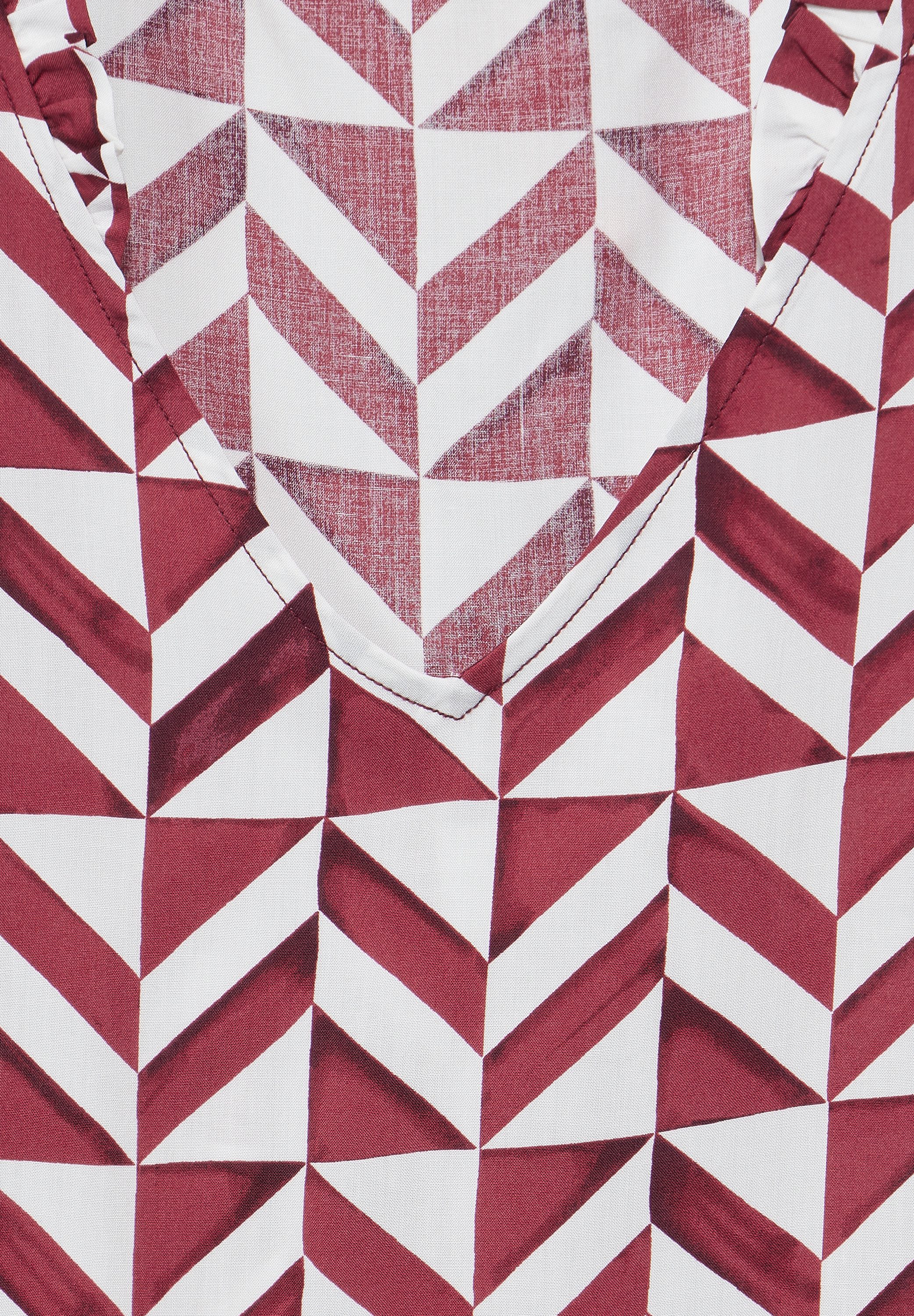 STREET ONE Gedessineerde blouse met print all-over