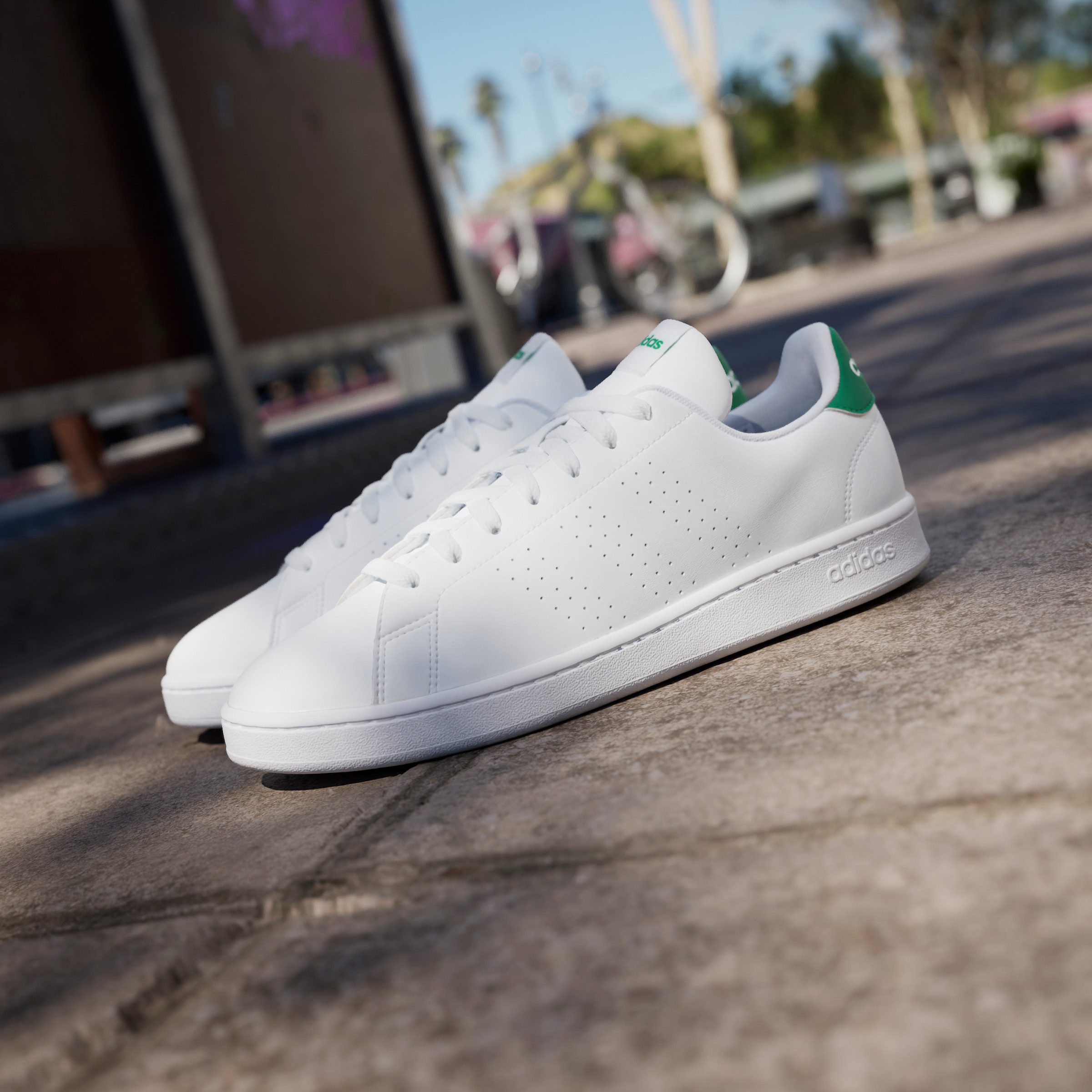 adidas Sportswear Sneakers ADVANTAGE Ontwerp in de sporen van de adidas Stan Smith