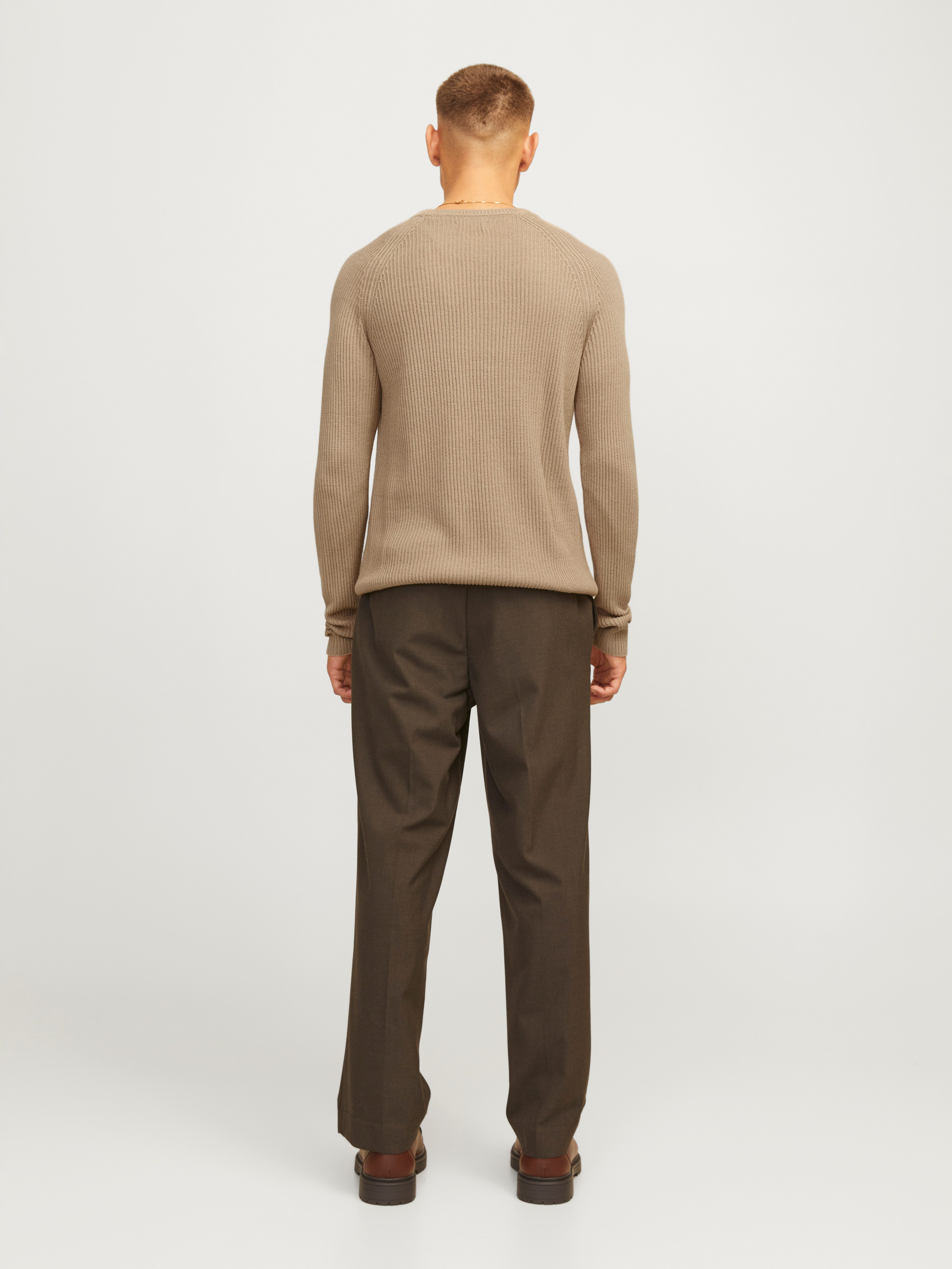 Jack & Jones Trui met ronde hals JJPANNEL KNIT CREW NECK AW24