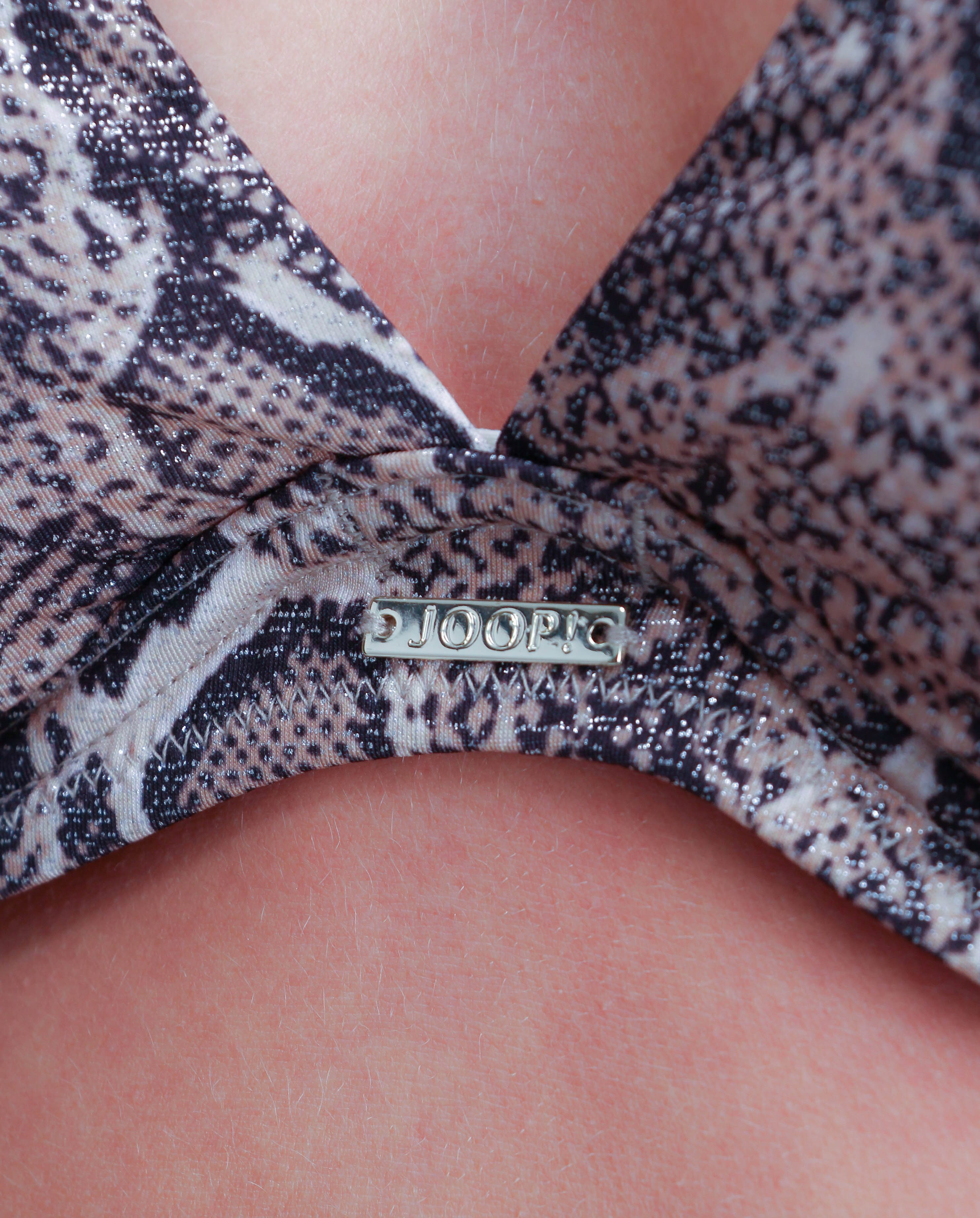 JOOP! Triangel-bikinitop Python Dierenprint met glanseffect, met beugel