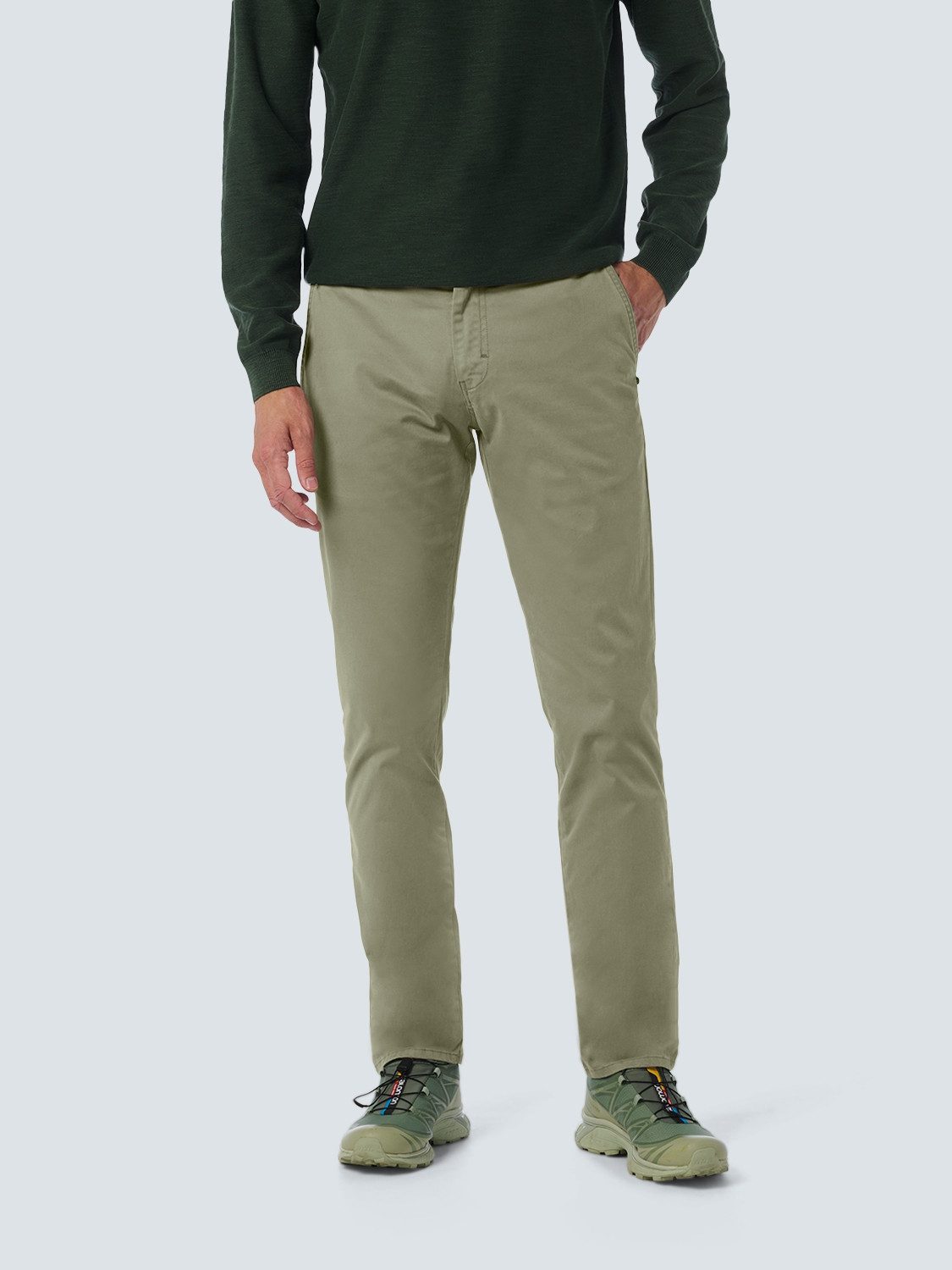 NO EXCESS Chino met gar t-dyed finish