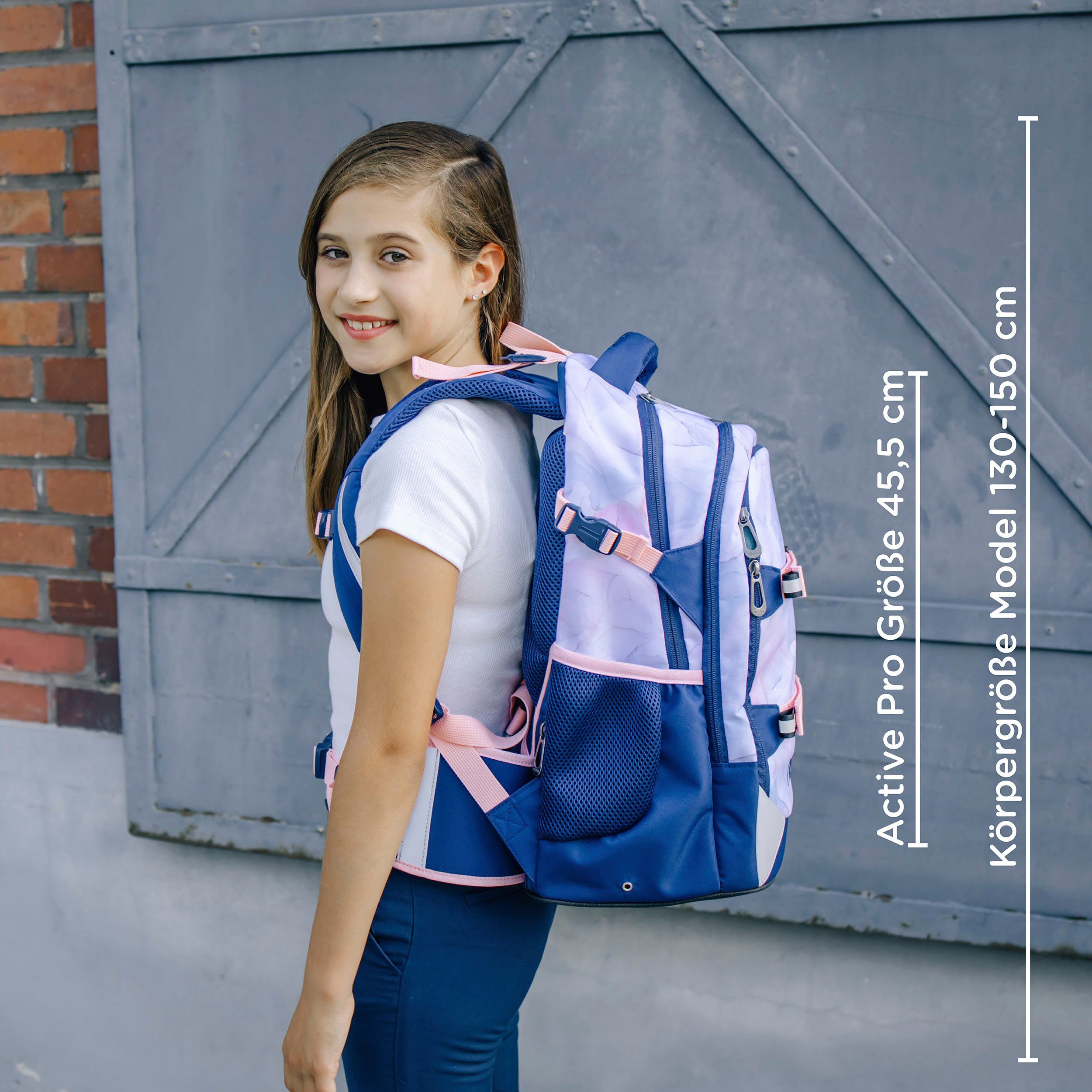neoxx Schoolrugzak Active Pro, Dreaming of Pastel