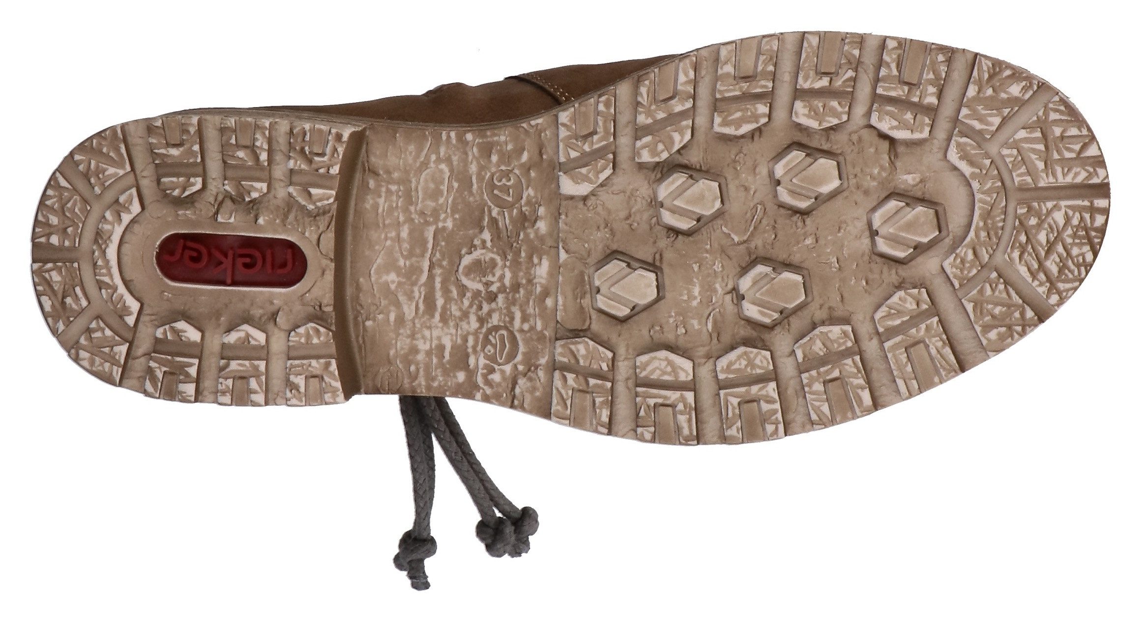 Rieker Winterlaarzen winterlaarzen, hakken, tex-membraan, met gebreide schaprand