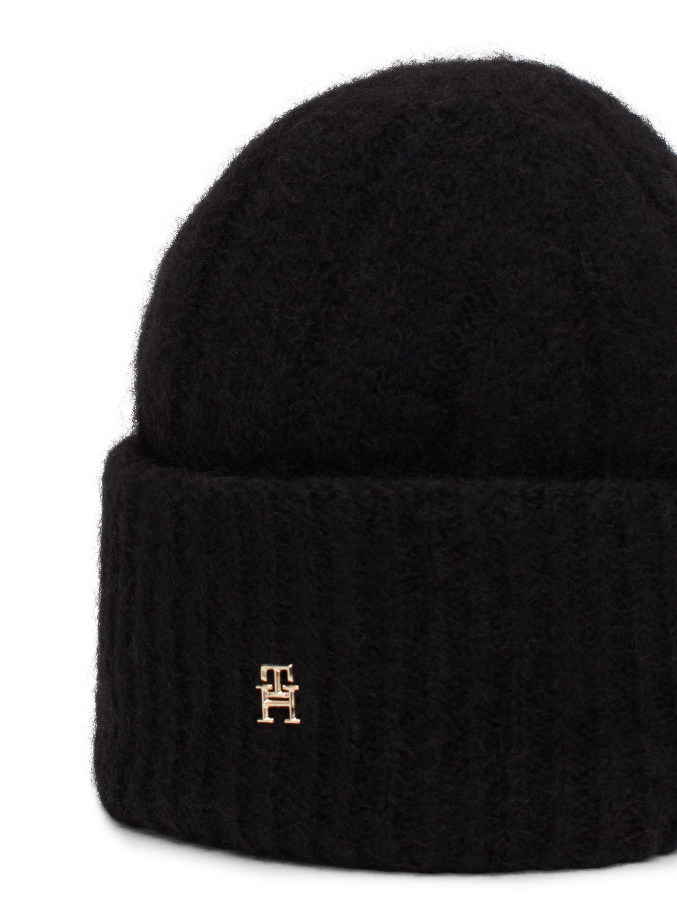 Tommy Hilfiger Beanie TH TIMELESS BEANIE met monogram-embleem