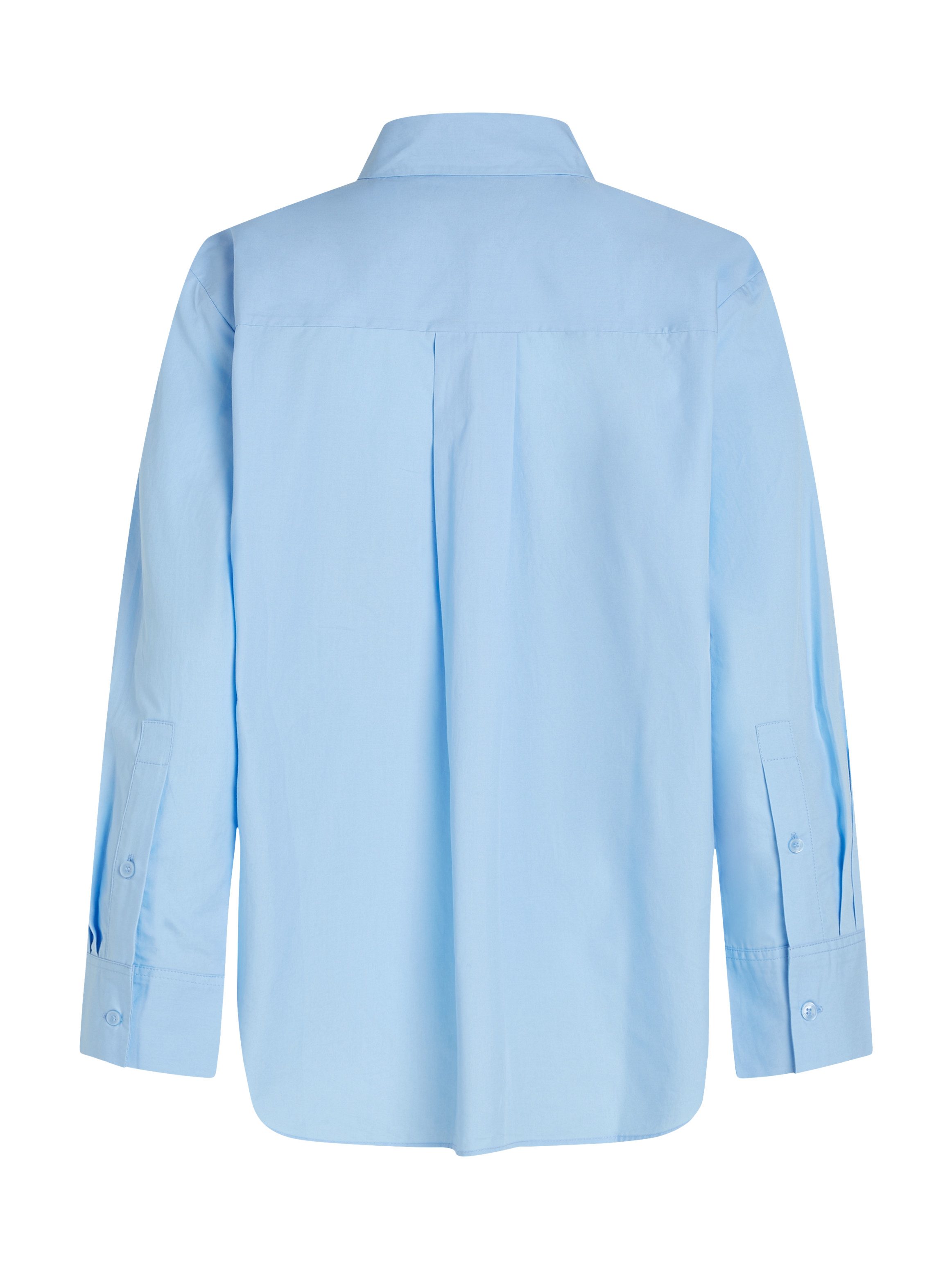 Tommy Hilfiger Overhemdblouse SOLID COTTON EASY FIT SHIRT