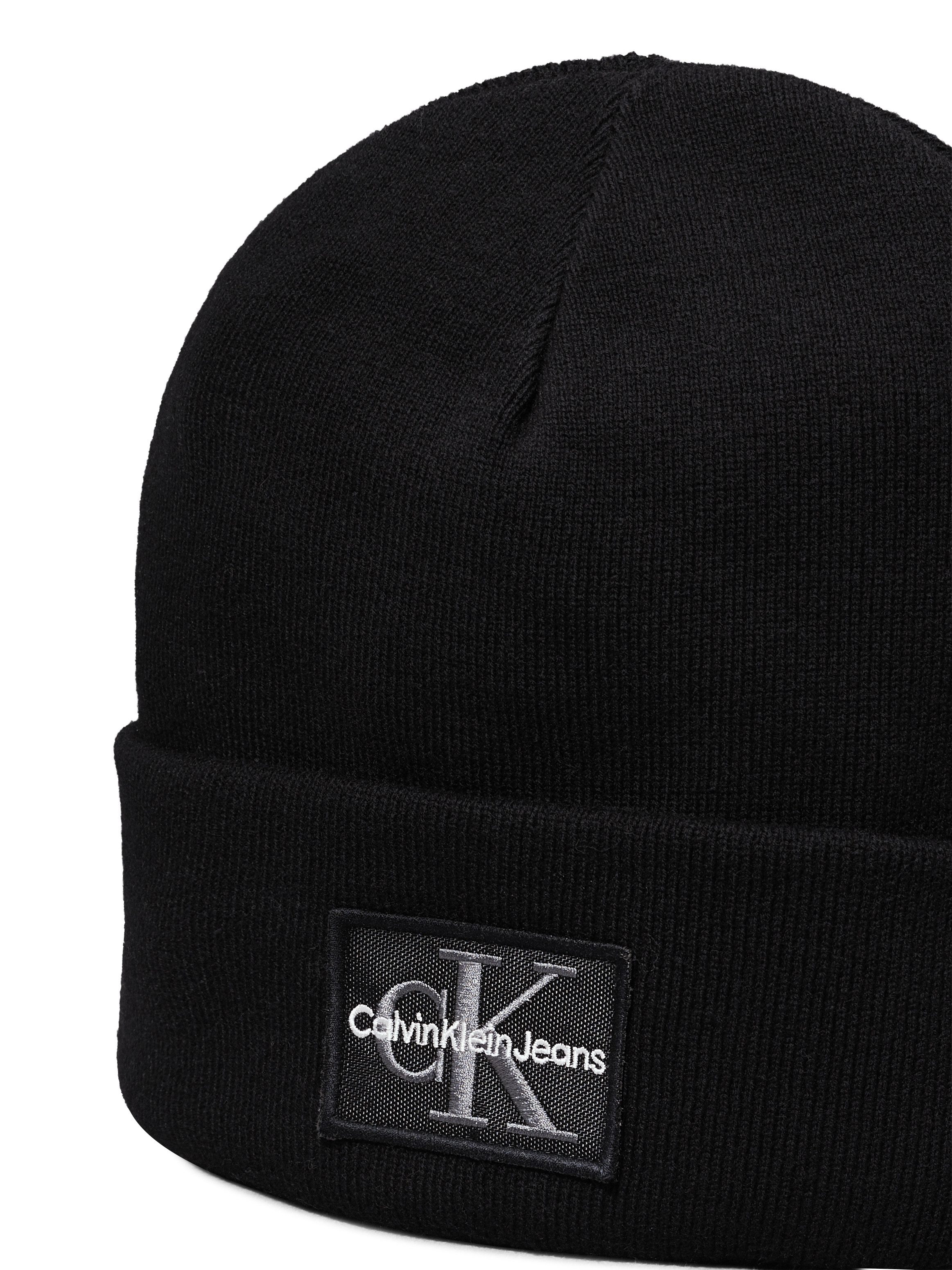 Calvin Klein Beanie MONO LOGO PATCH BEANIE WARM