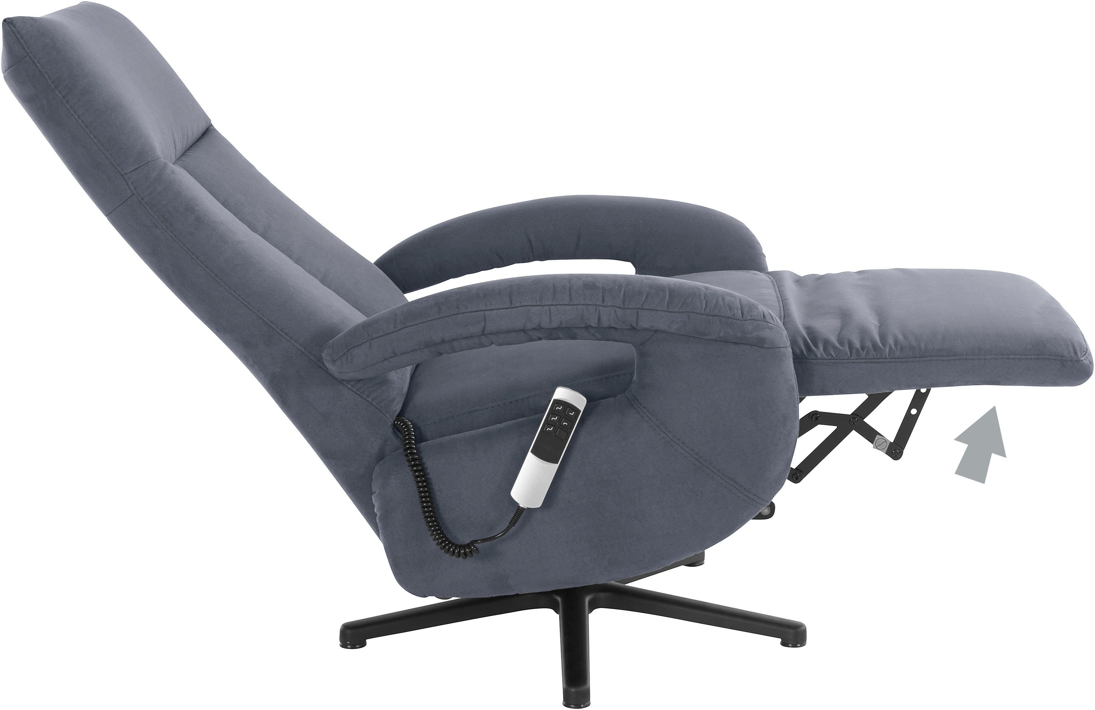sit&more Relaxfauteuil Tycoon naar keuze handmatig, met twee motoren of met accu of met 2 motoren