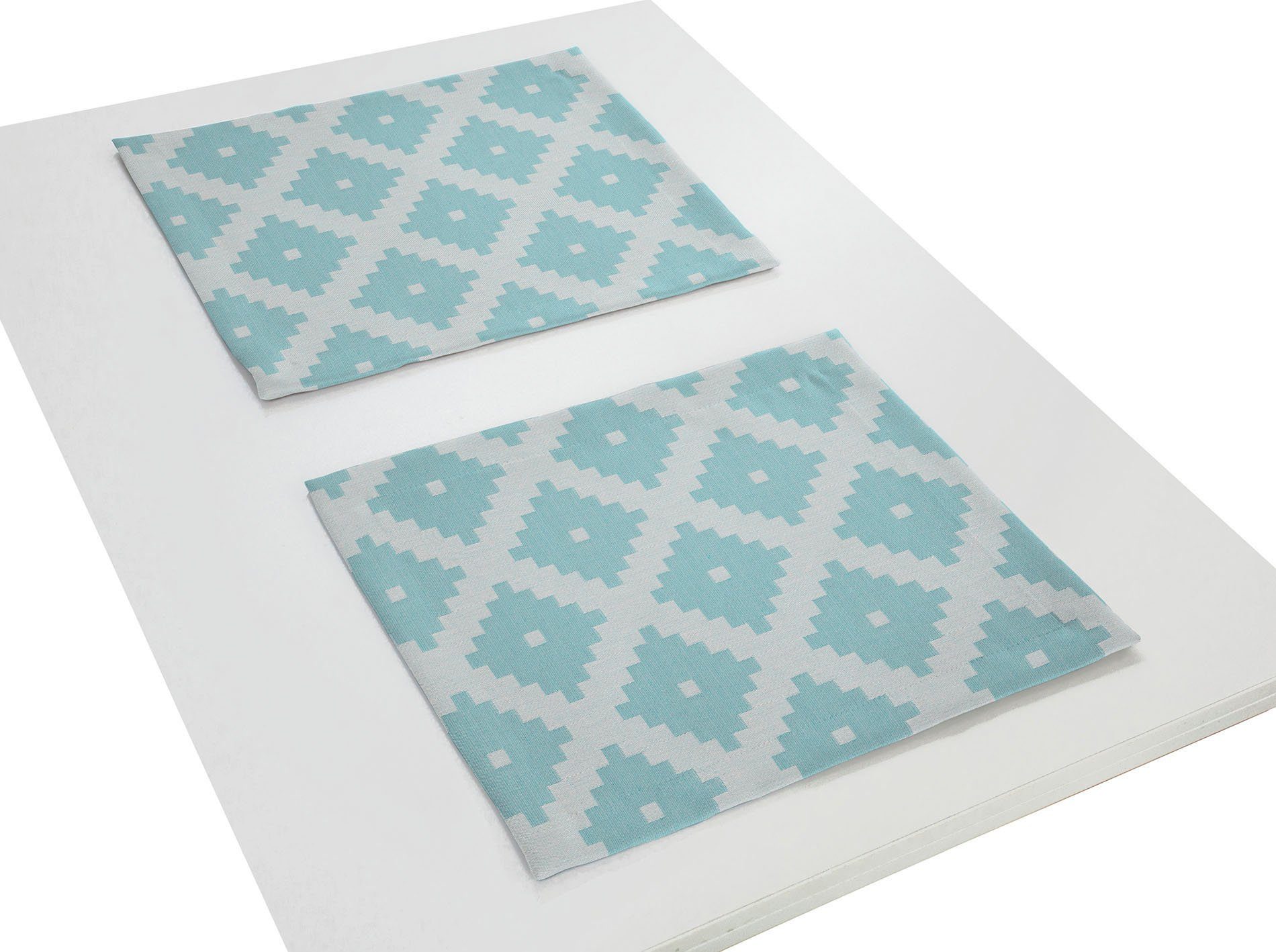 Adam Set placemats Maroccan Shiraz GOTS organic, gecertificeerd door CERES 0242, Made in Germany (2 stuks)