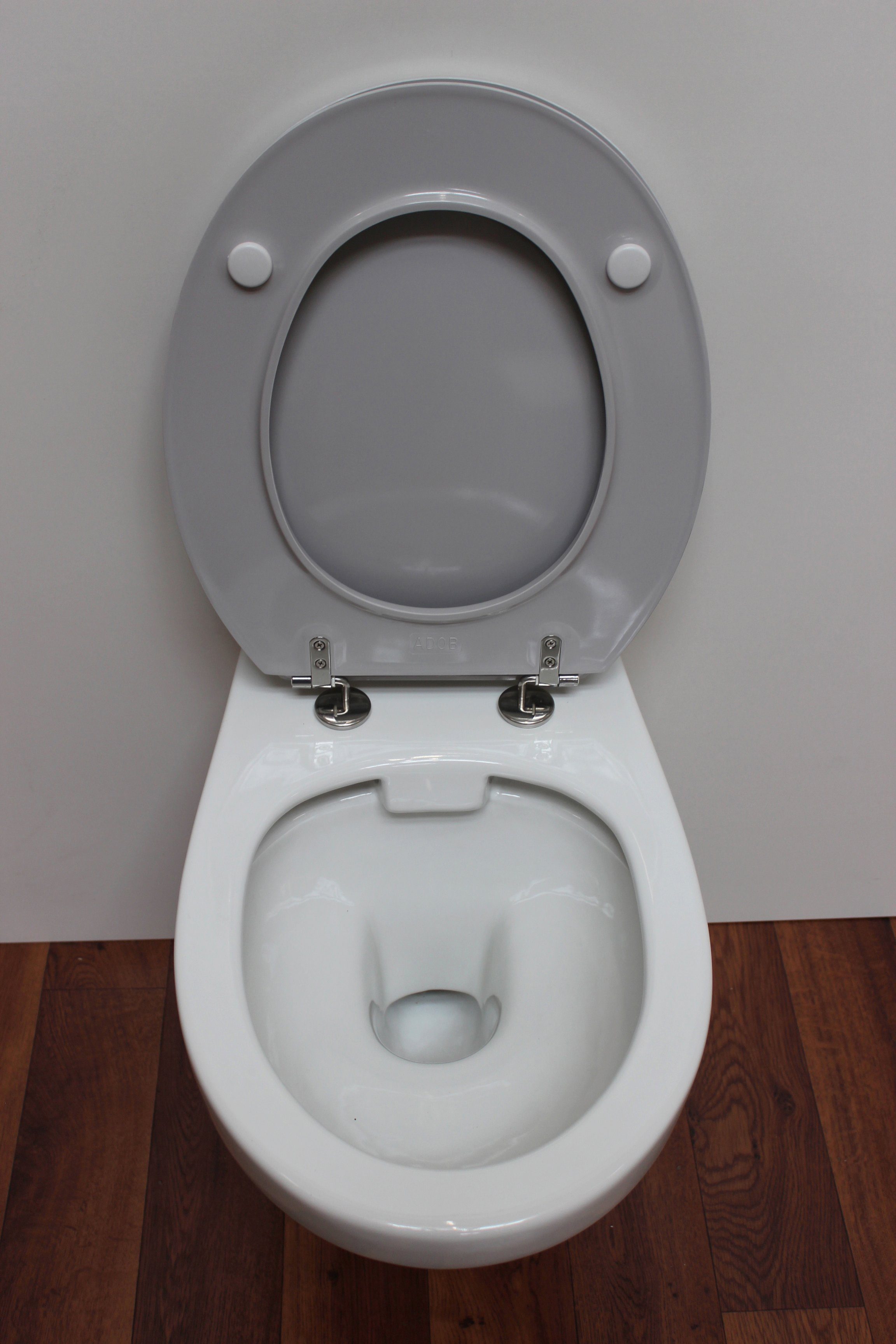 ADOB Toiletzitting Limoen zeer stabiel, edelstalen scharnieren
