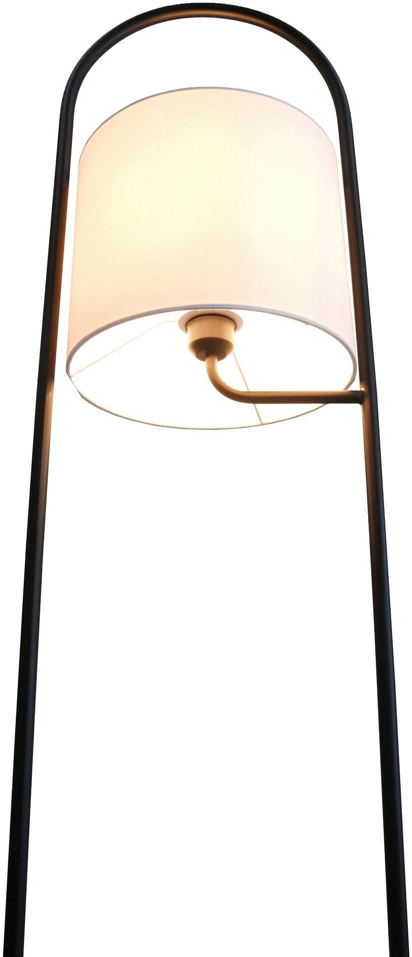 SalesFever Staande lamp Aaliyah handgemaakt, met frame voor planten (1 stuk)