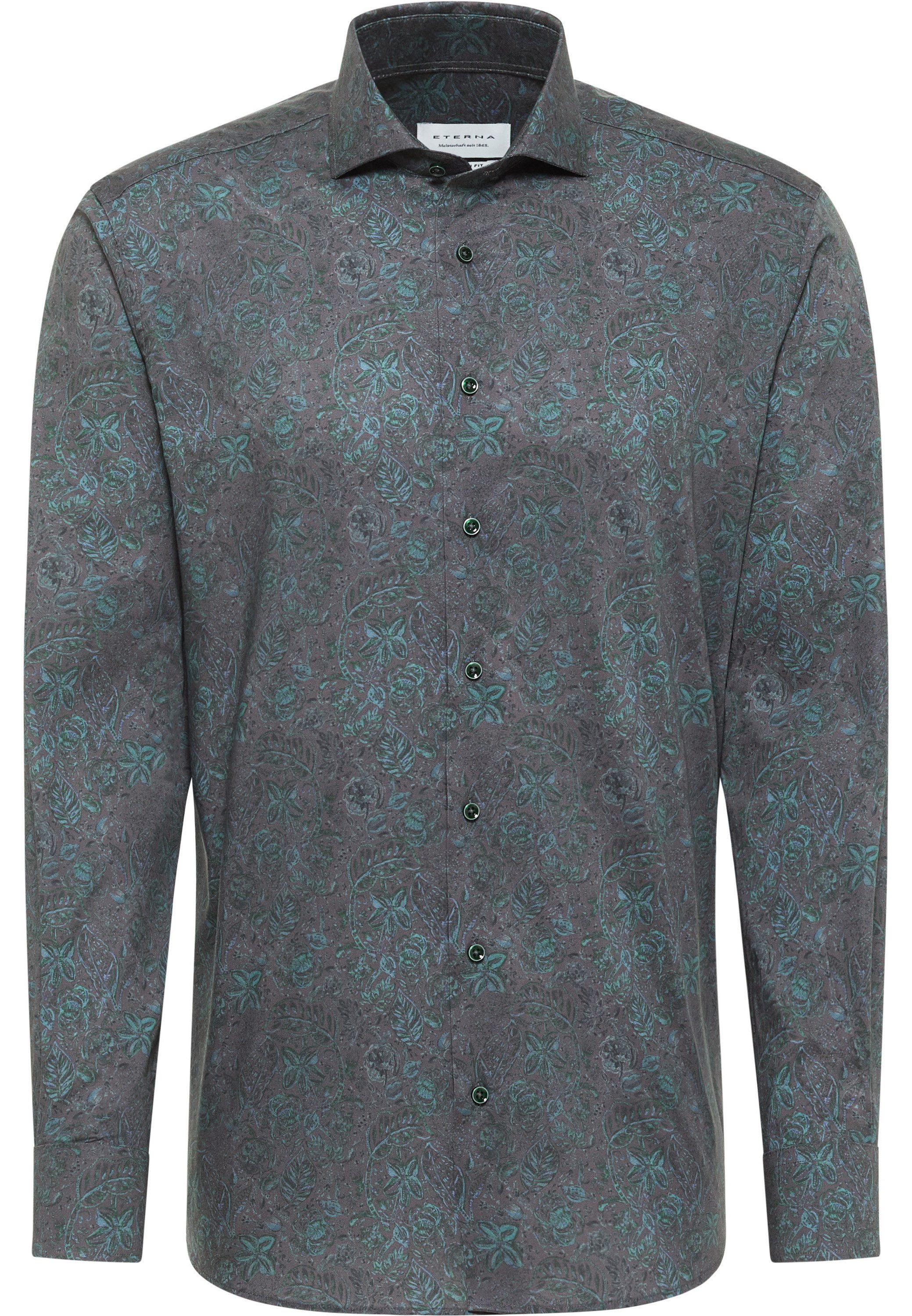 Eterna Overhemd met lange mouwen MODERN FIT NON IRON (strijkvrij)