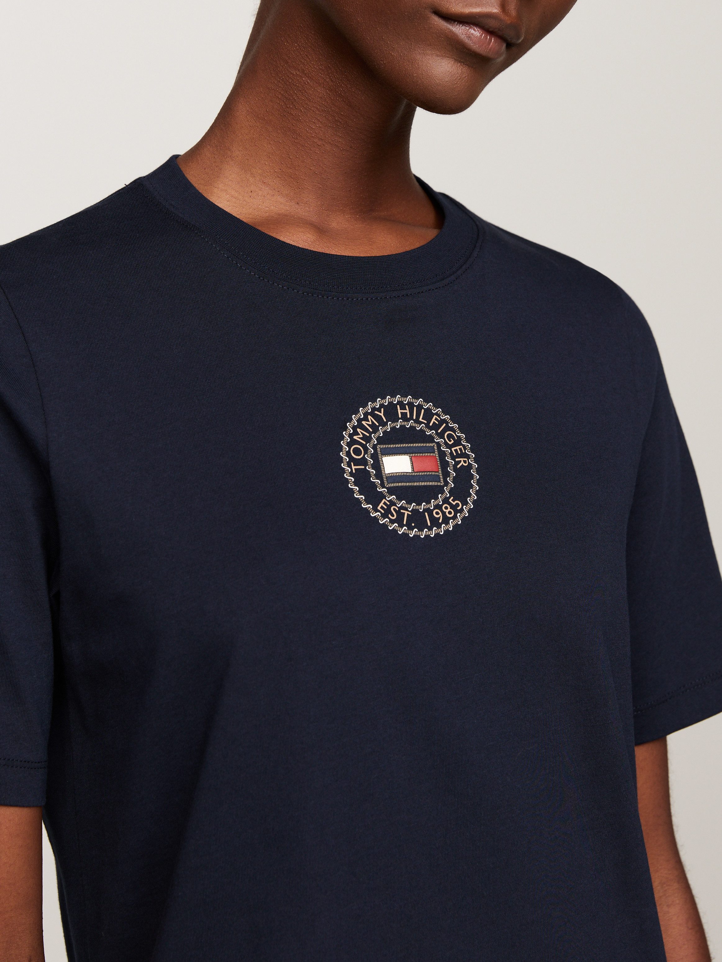 Tommy Hilfiger Shirtjurk REG NAUTICAL TEE DRESS SS