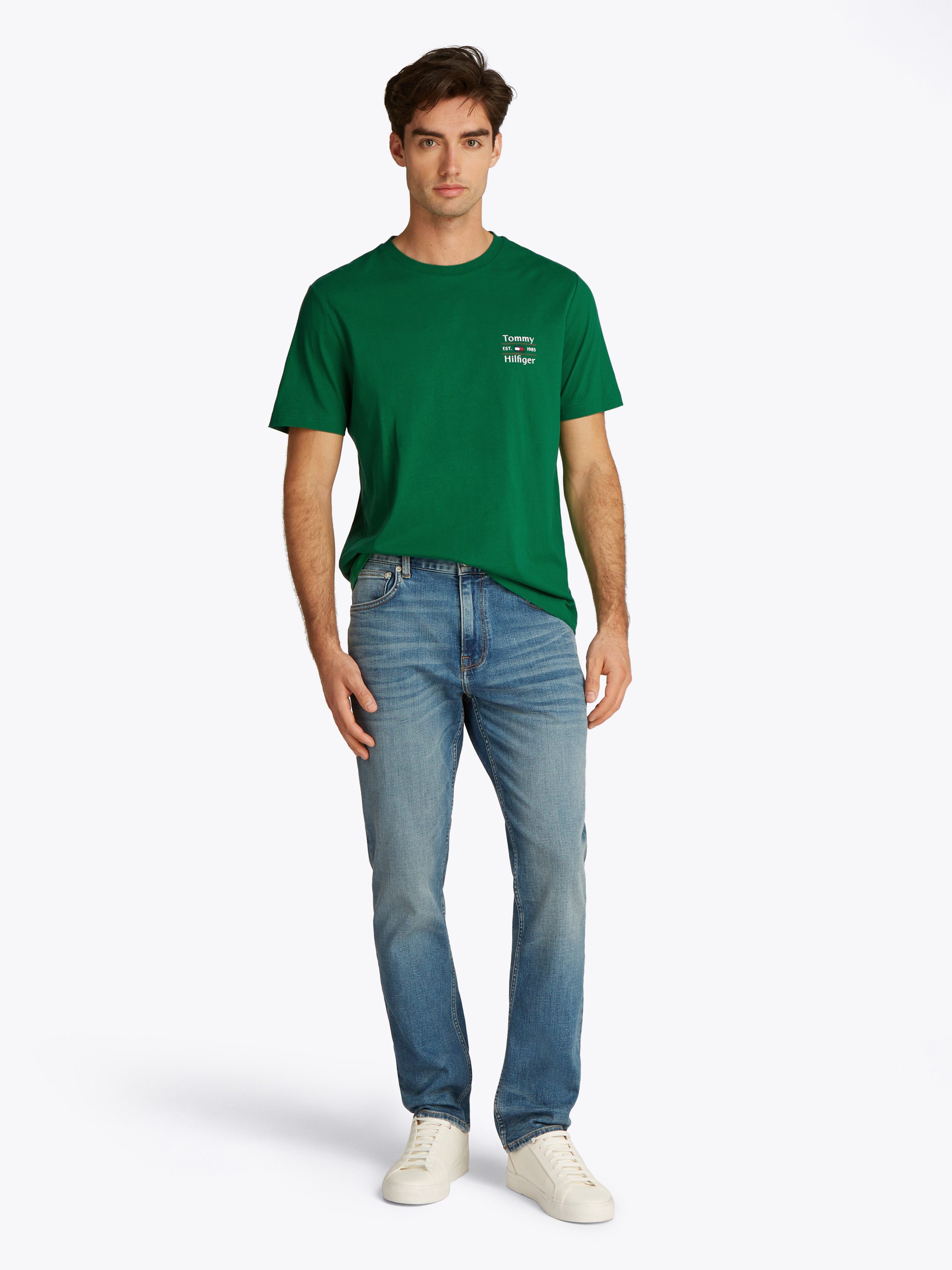 Tommy Hilfiger Shirt met ronde hals HILFIGER STACK TEE