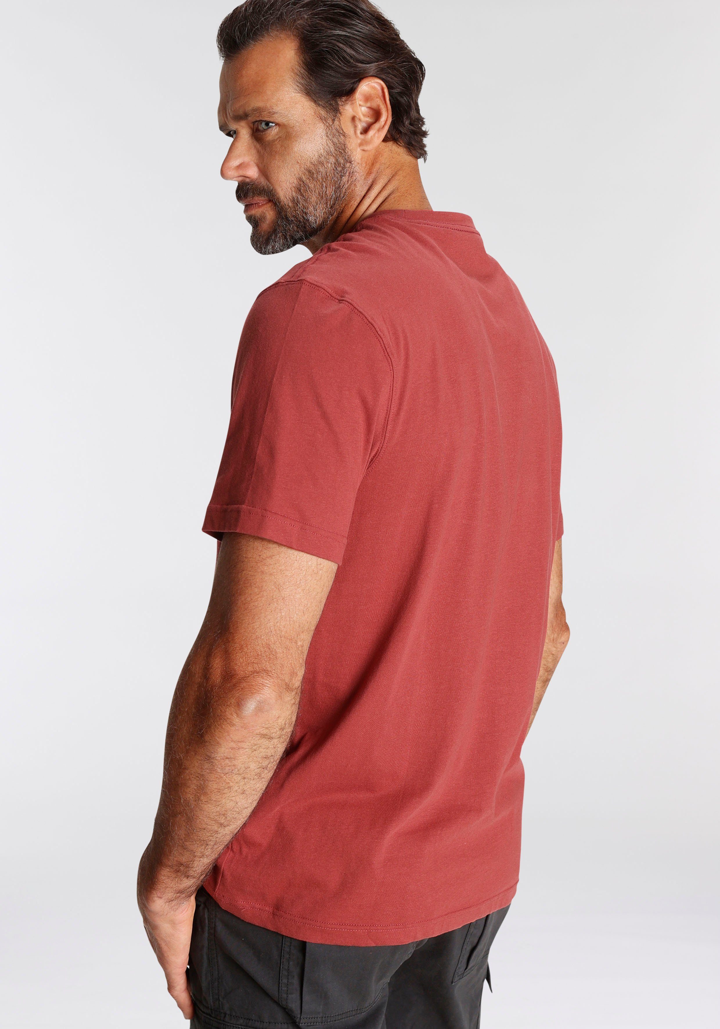 Man's World T-shirt Korte mouwen bedrukt ronde hals van katoen