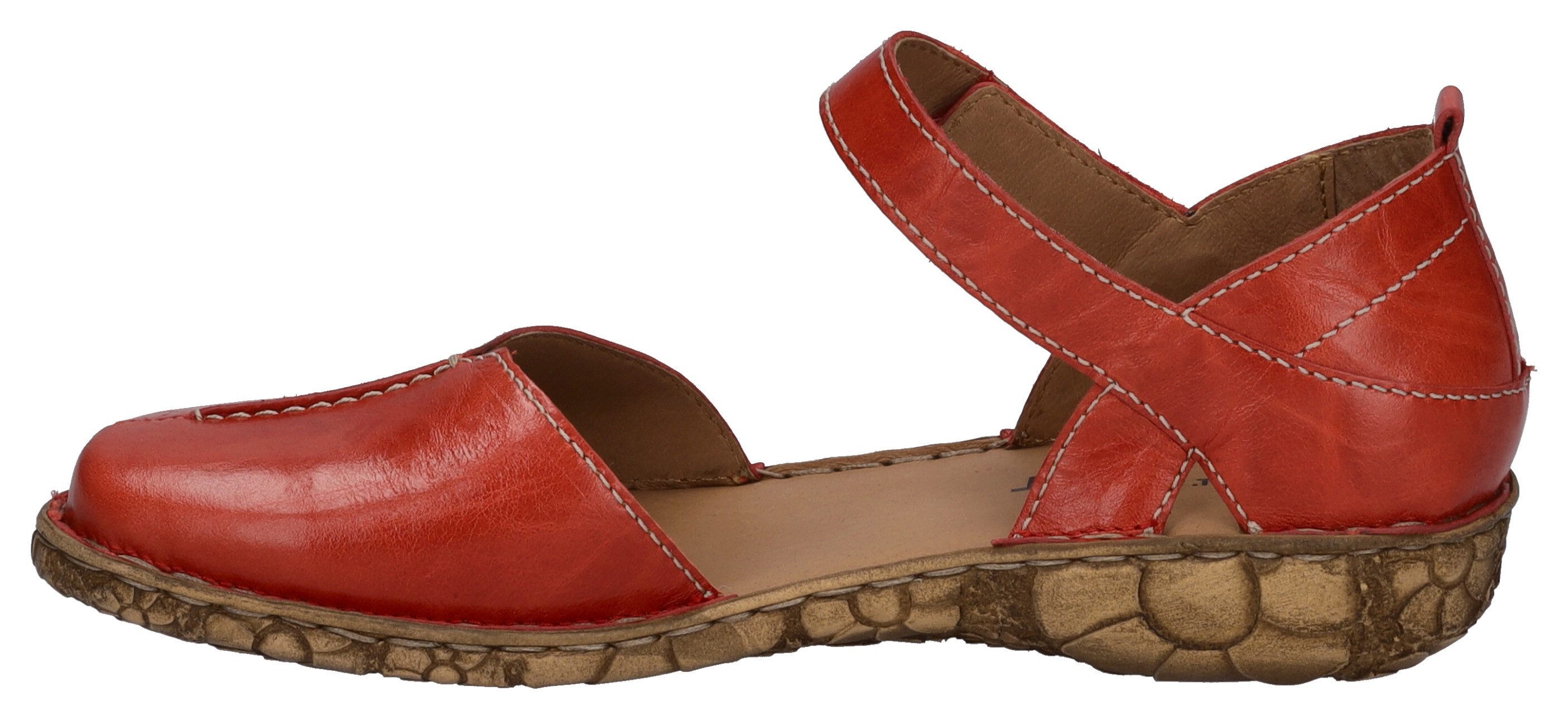 Josef Seibel Ballerina's met riempje ROSALIE 42 , sandaal, gespschoen, comfortschoen met klittenbandsluiting