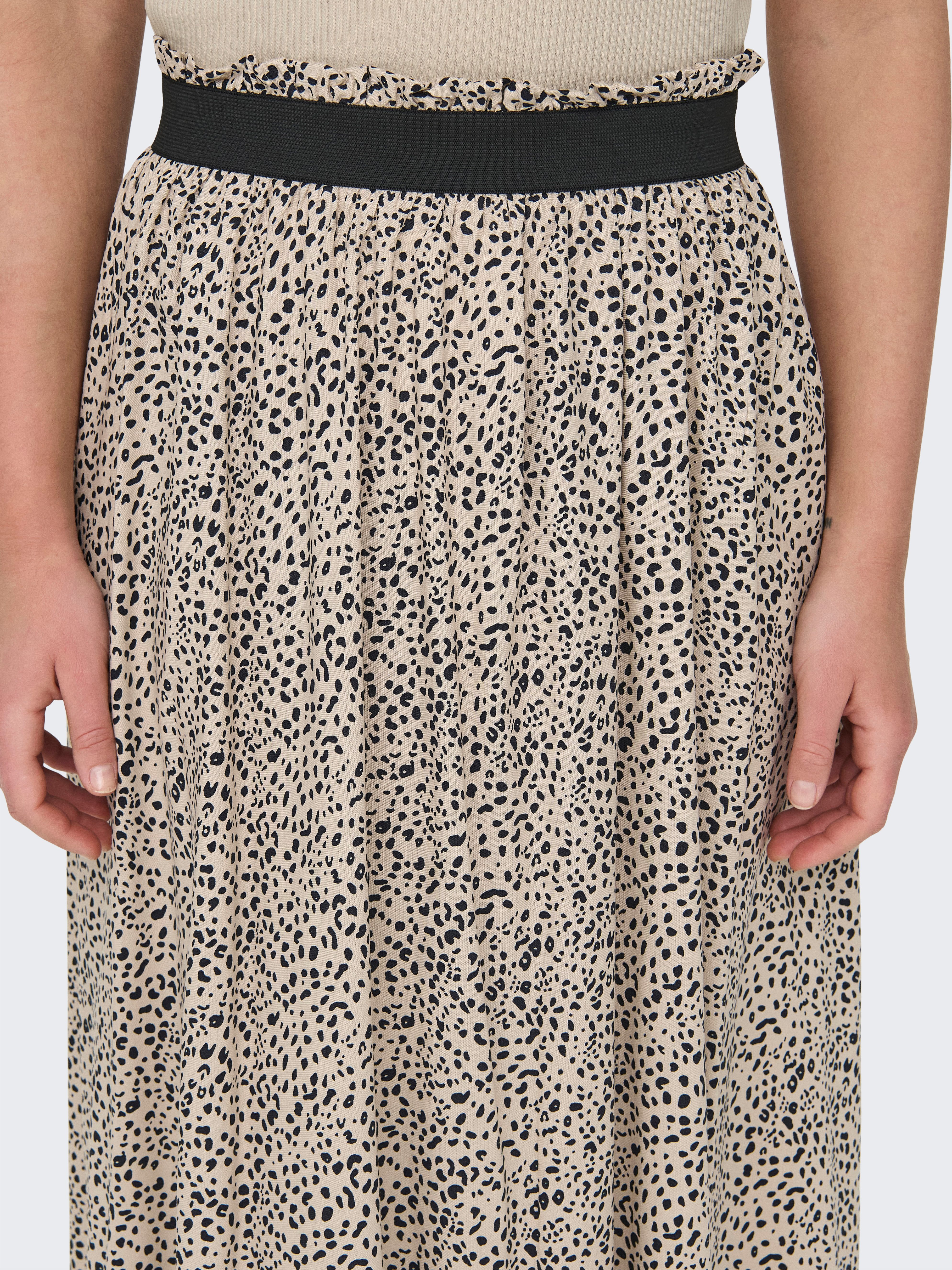 Only Maxirok ONLVENEDIG AOP LIFE LONG SKIRT
