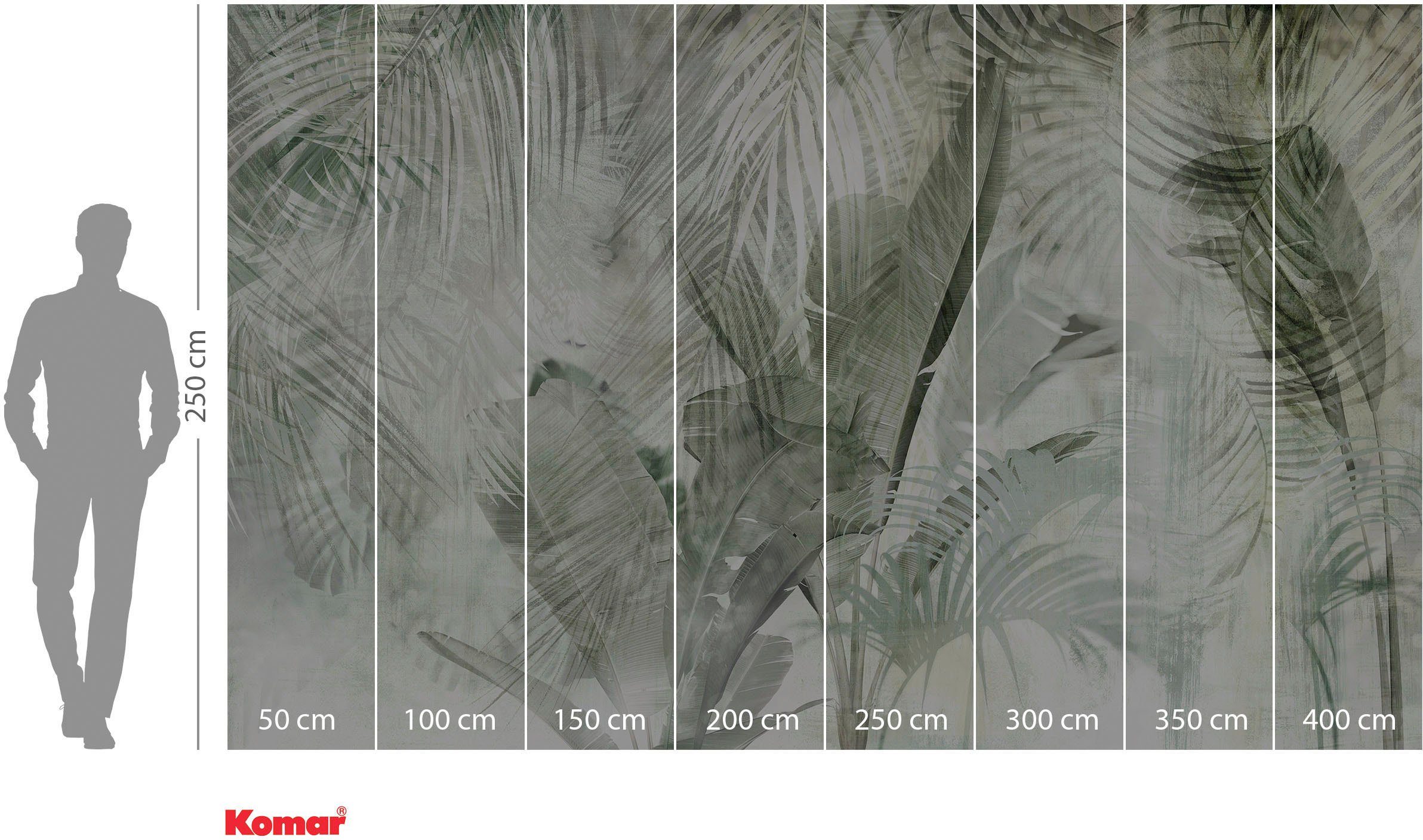 Komar Vliesbehang Digitale print vlies - Botanical Boho - Afmeting 400 x 250 cm (1 stuk)