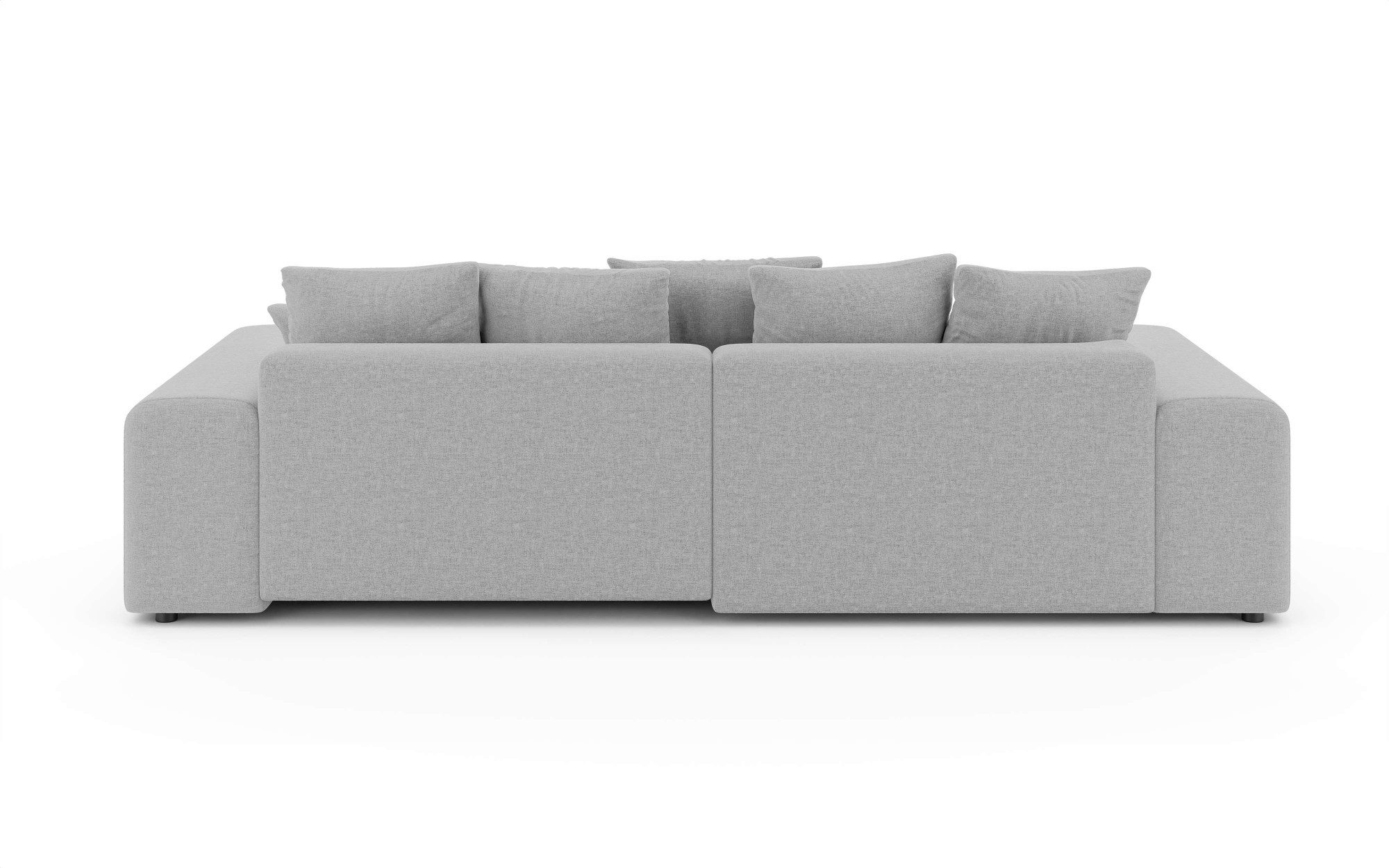 Home affaire Hoekbank LAKESIDE met bedfunctie en bedlade, B/D/H 257/166/84 cm L-vorm, recamiere aan beide zijden monteerbaar, golfondersteuning